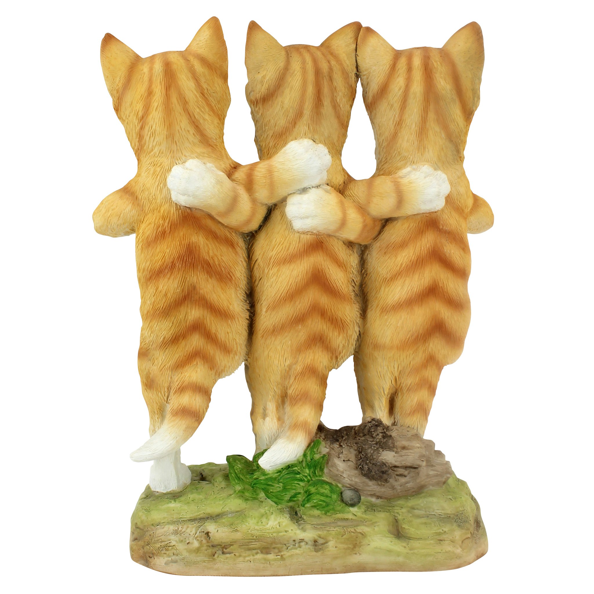 Toscano - Chorus Line of Cats Garden Welcome Sign Statue