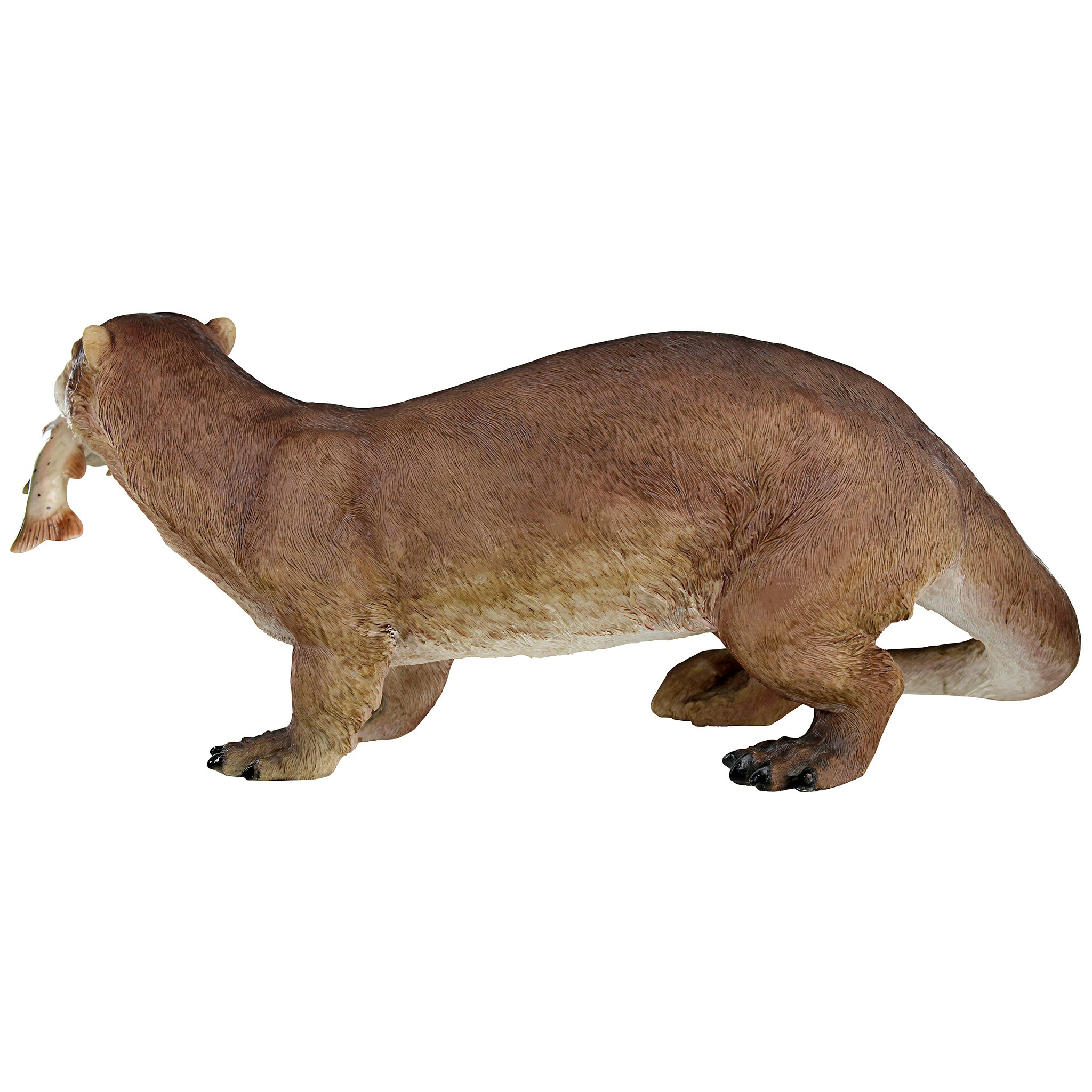 Toscano - River Otter Big Catch Garden Statue