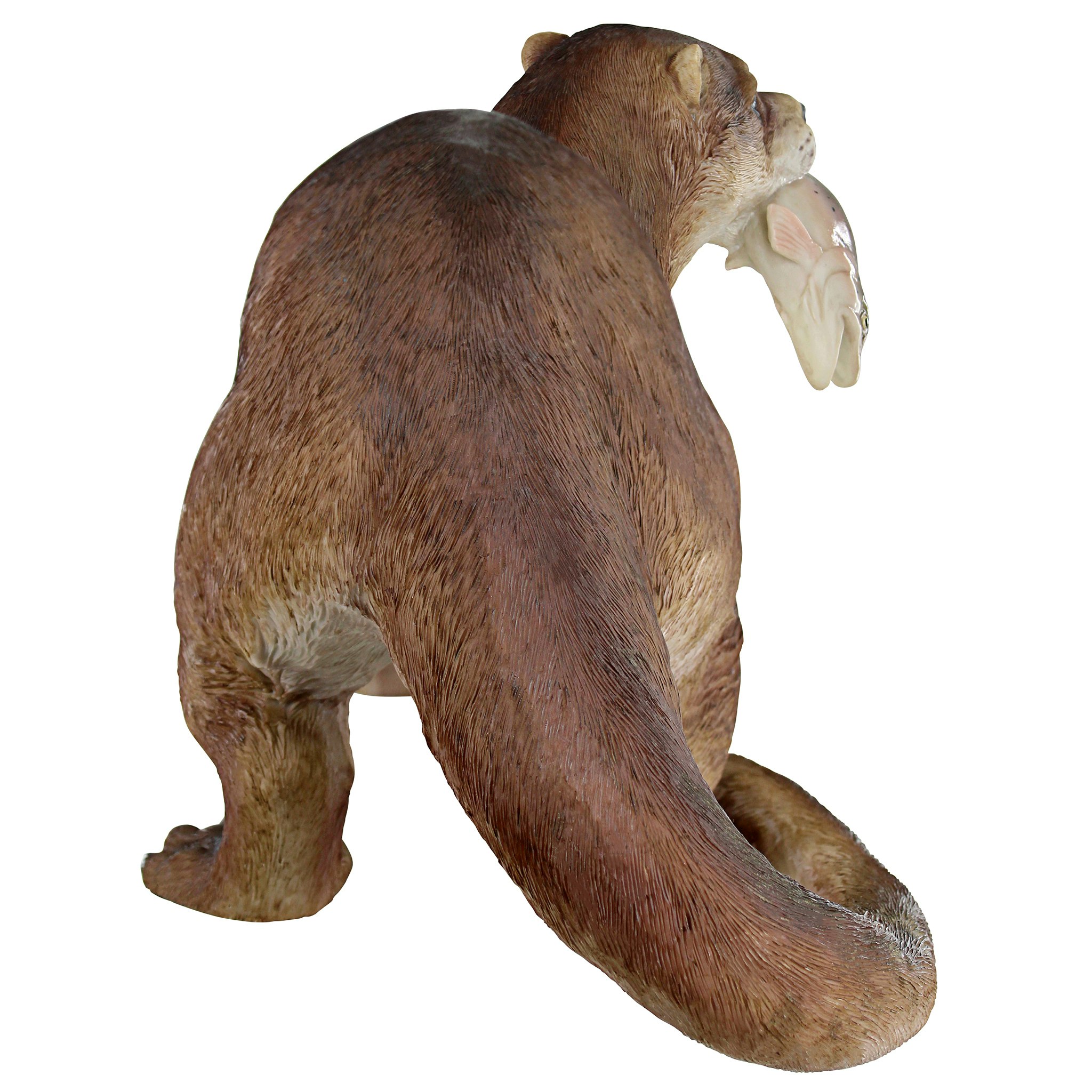 Toscano - River Otter Big Catch Garden Statue