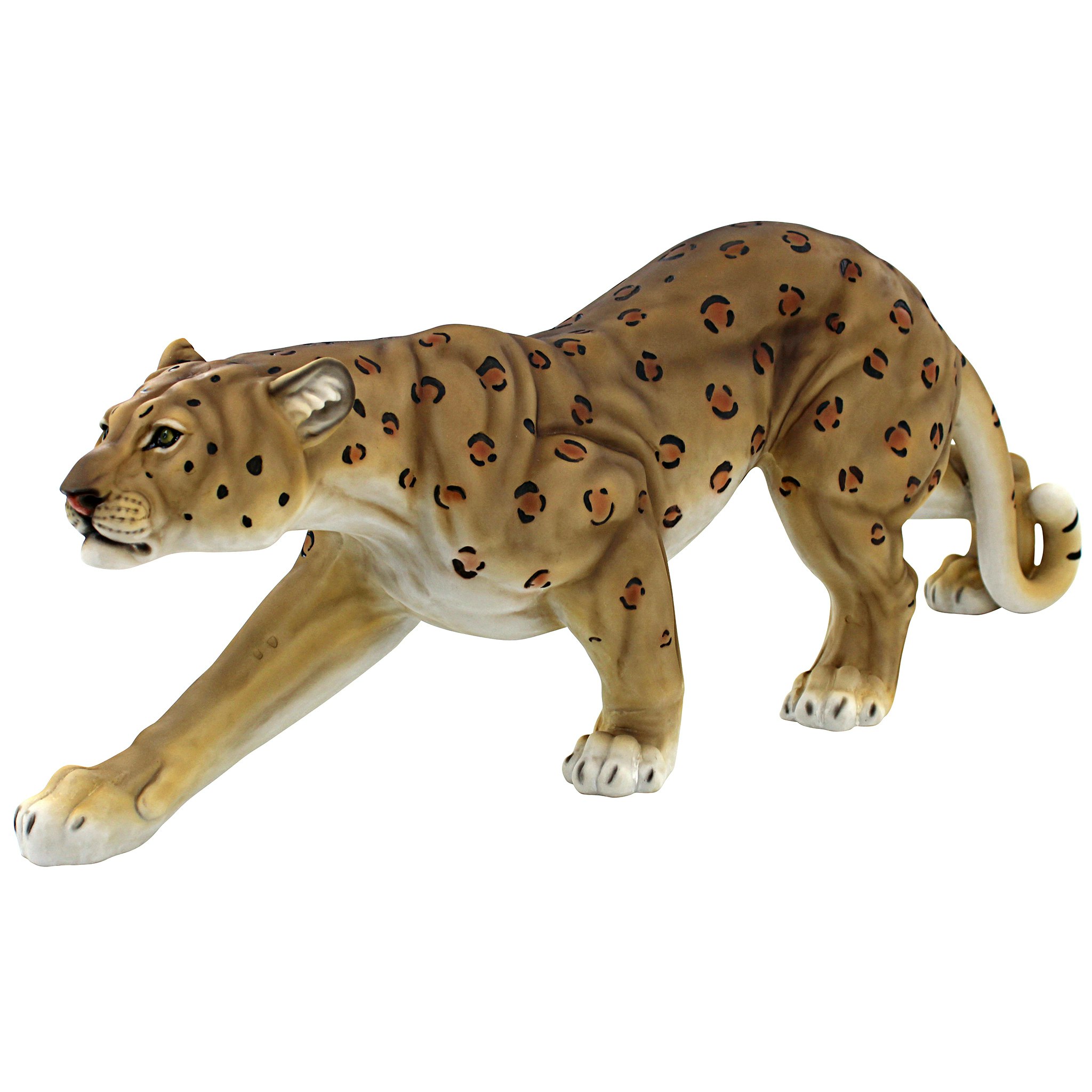 Toscano - Silent Pursuer Spotted Leopard Garden Statue