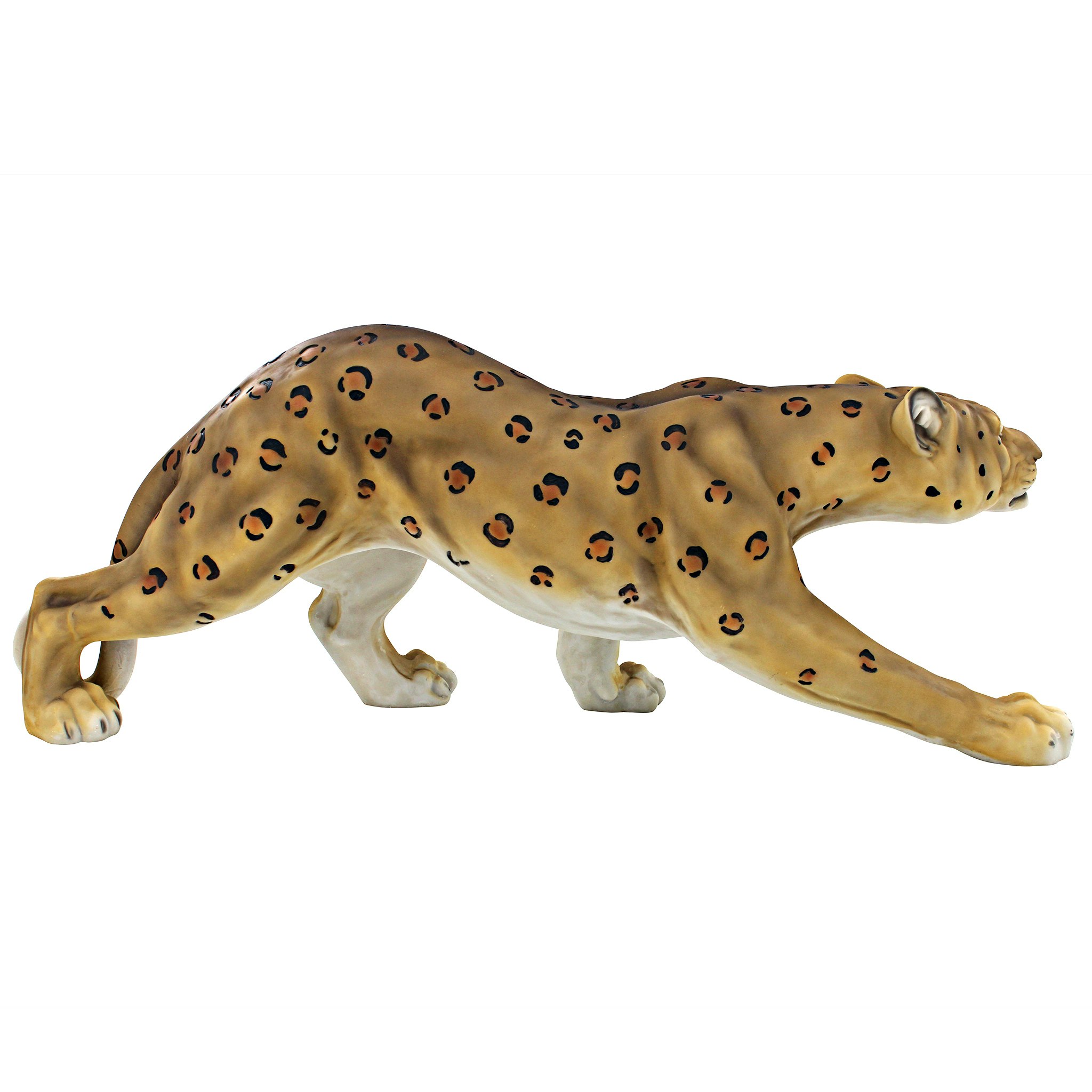 Toscano - Silent Pursuer Spotted Leopard Garden Statue