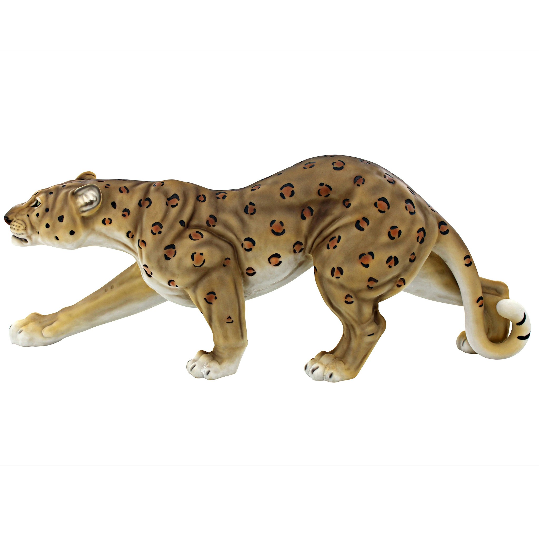 Toscano - Silent Pursuer Spotted Leopard Garden Statue