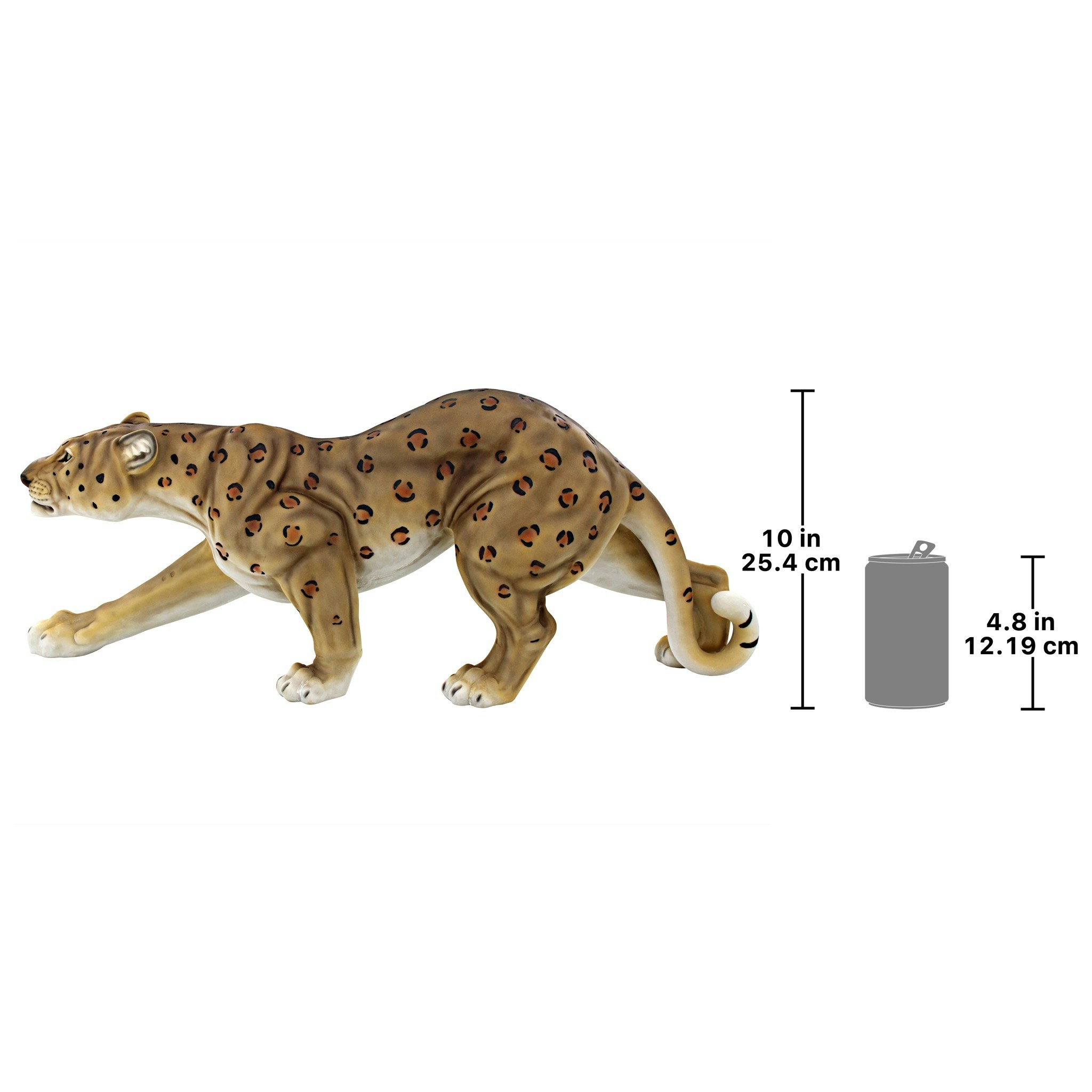 Toscano - Silent Pursuer Spotted Leopard Garden Statue