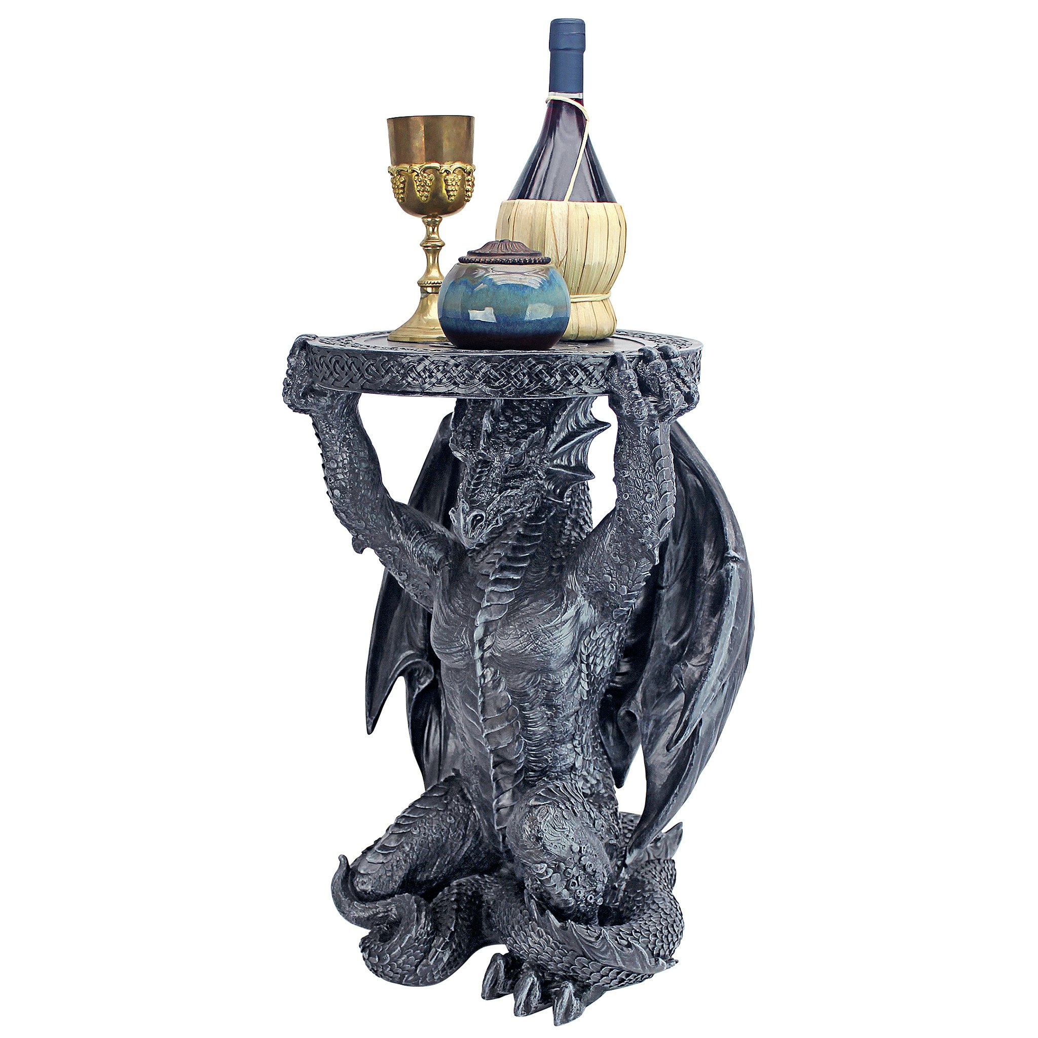 Toscano - Gothic Dragon of Netherley Boggs Sculptural Side Table in Designer Resin