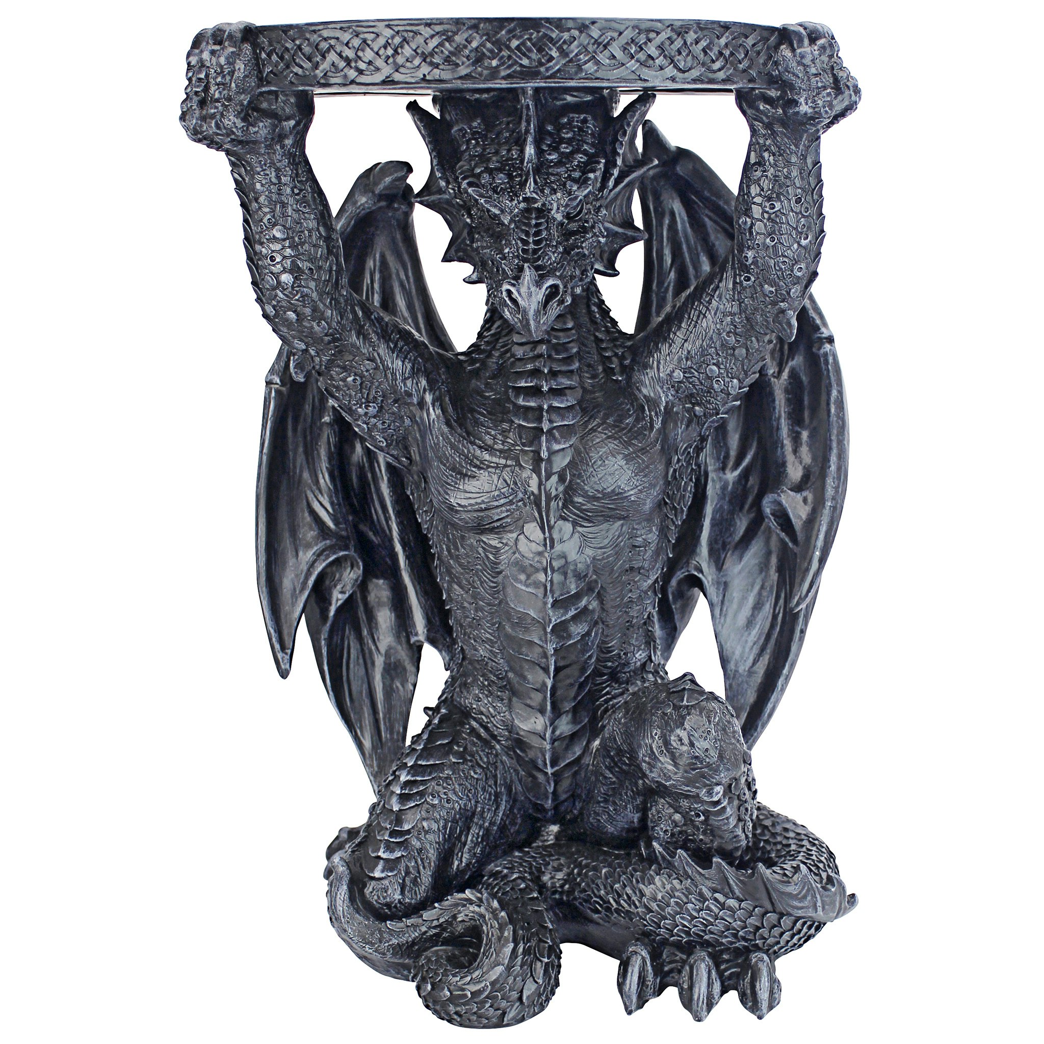 Toscano - Gothic Dragon of Netherley Boggs Sculptural Side Table in Designer Resin