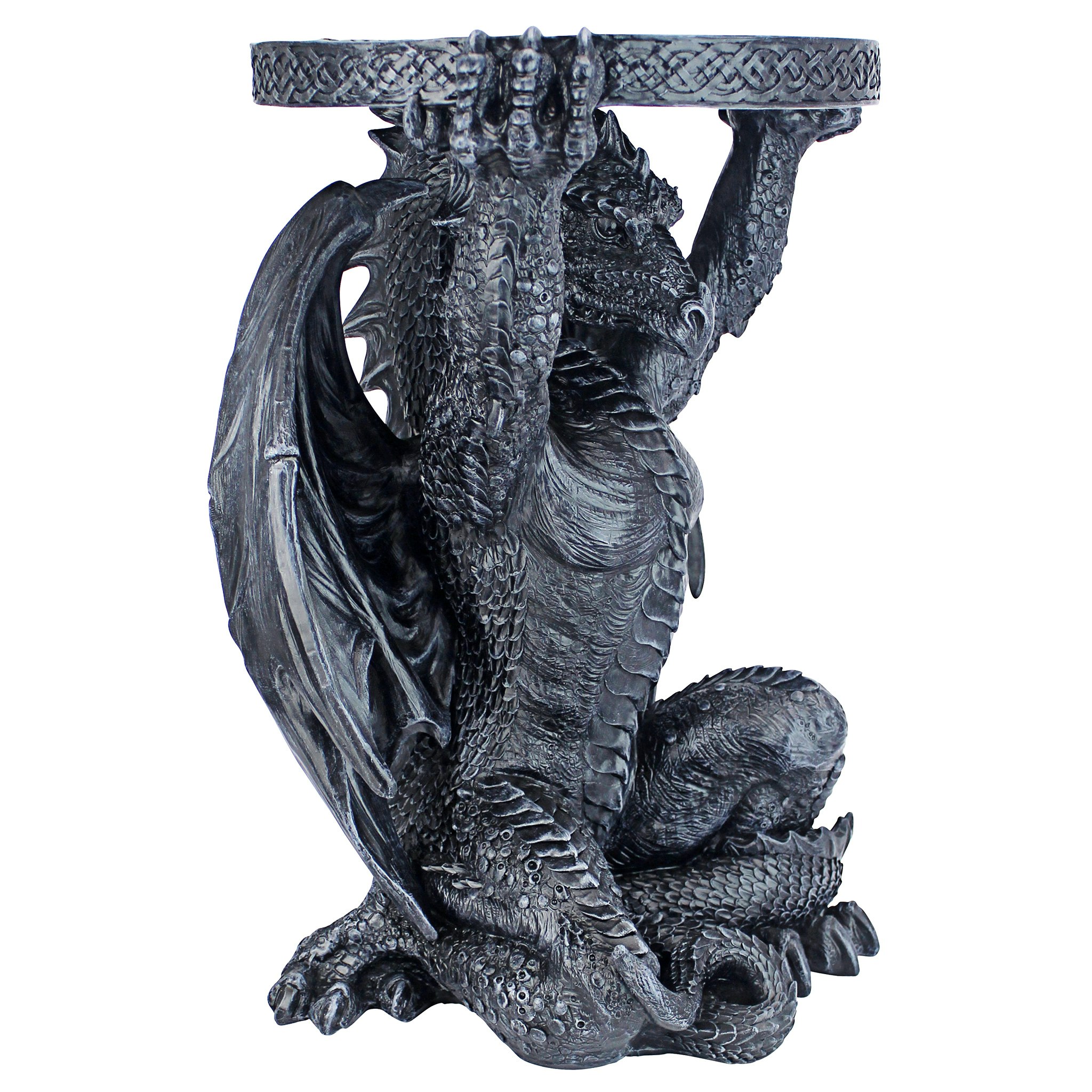 Toscano - Gothic Dragon of Netherley Boggs Sculptural Side Table in Designer Resin