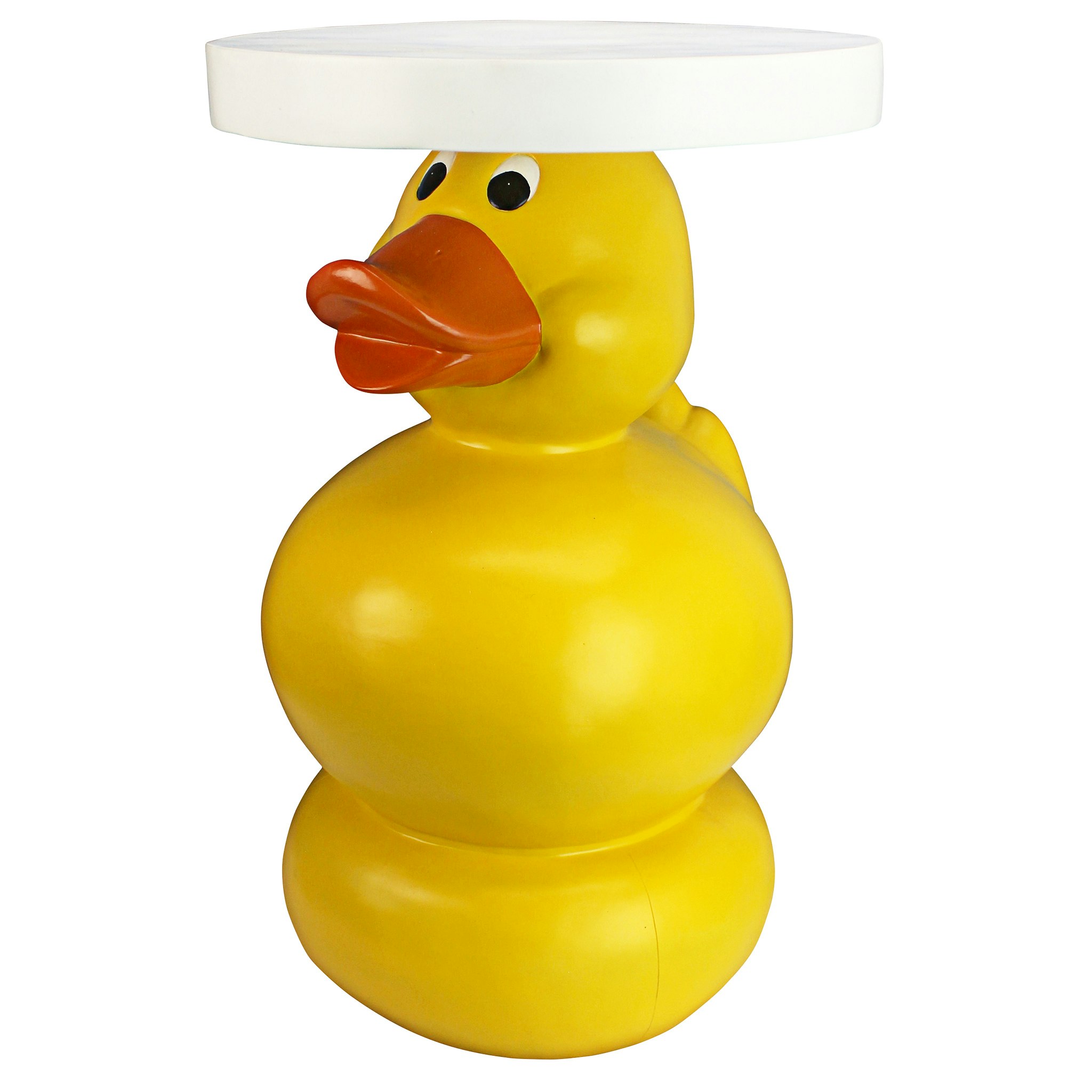 Toscano - Wise Quack Rubber Duck Sculptural Side Table in Designer Resin