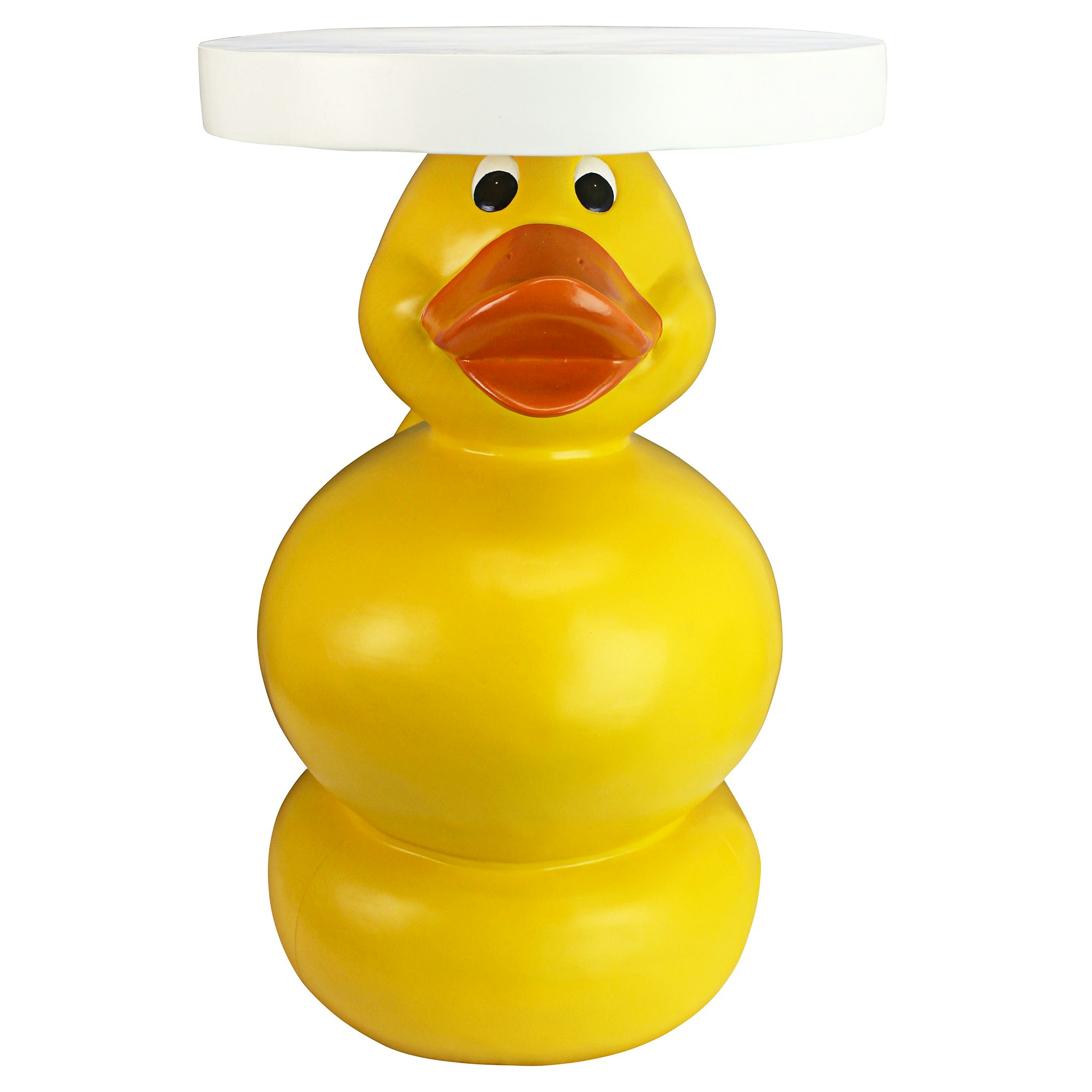 Toscano - Wise Quack Rubber Duck Sculptural Side Table in Designer Resin