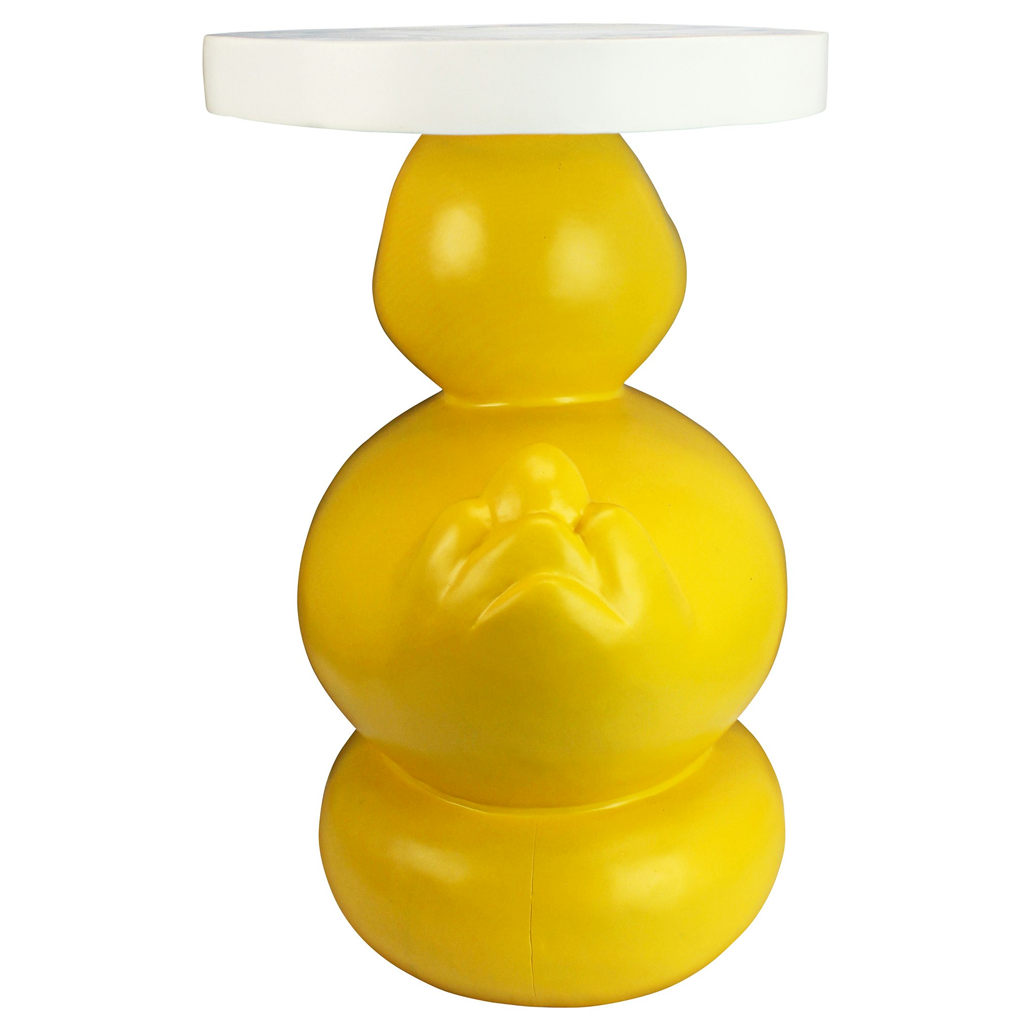 Toscano - Wise Quack Rubber Duck Sculptural Side Table in Designer Resin