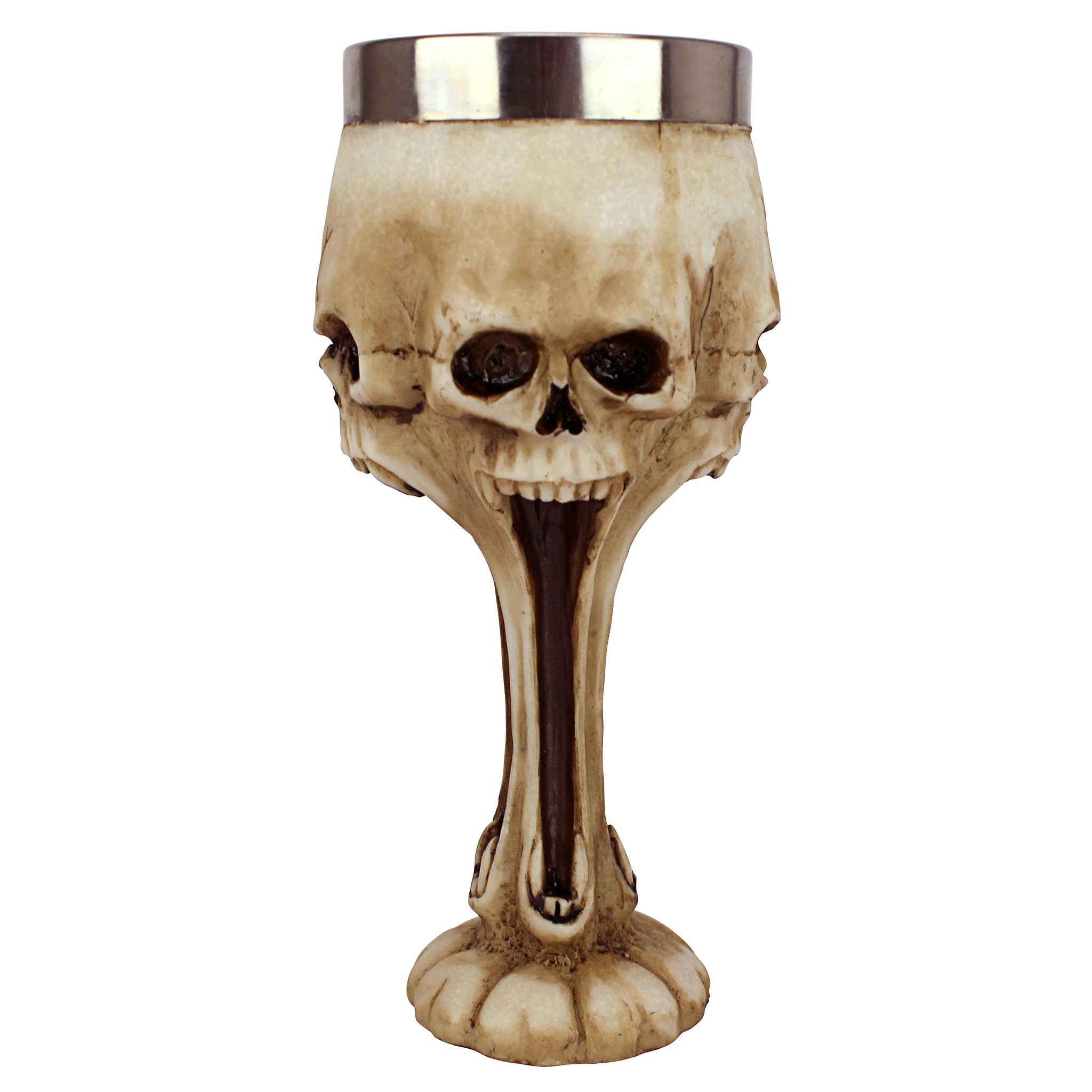 Toscano - Gothic Scare Skull Goblet