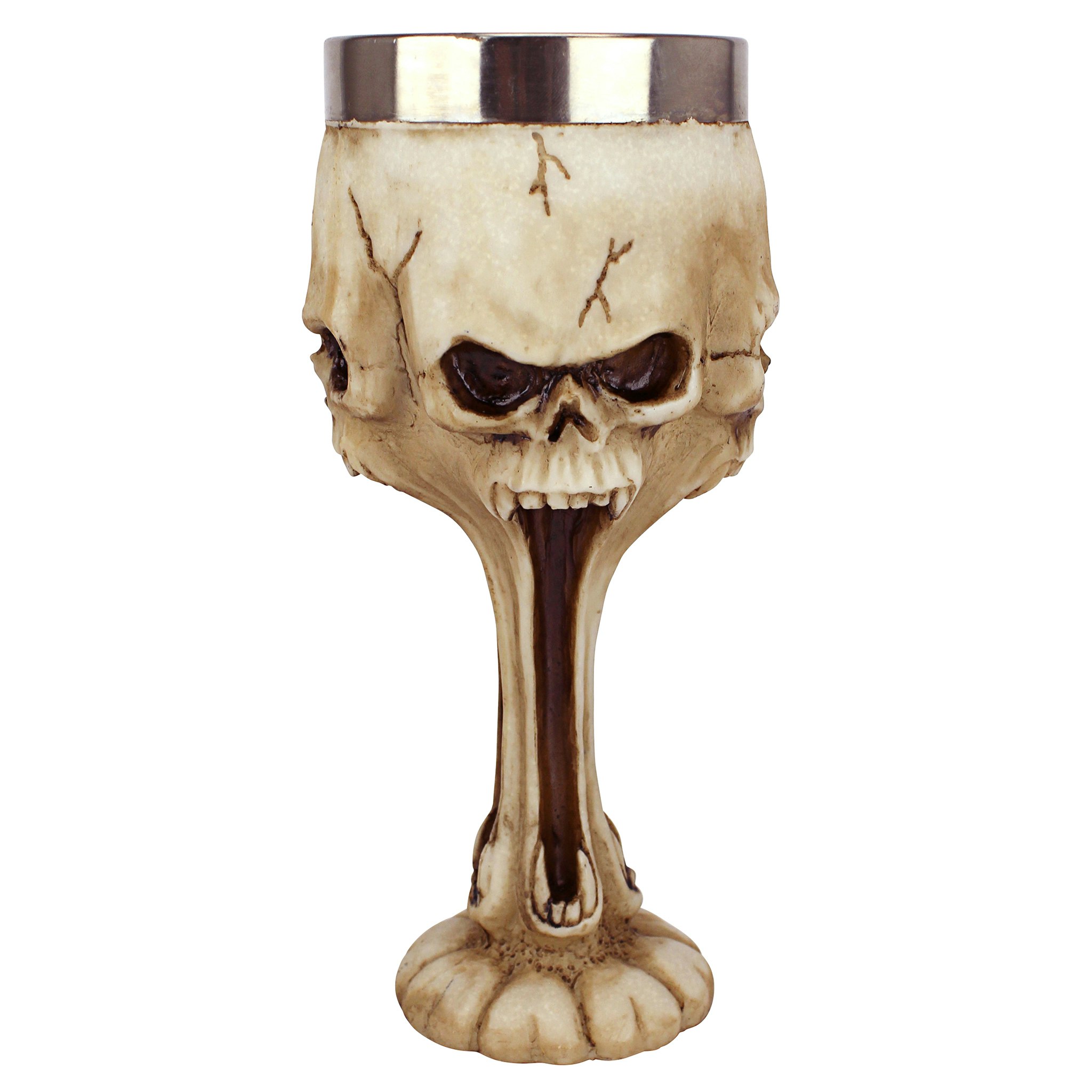 Toscano - Gothic Scare Skull Goblet