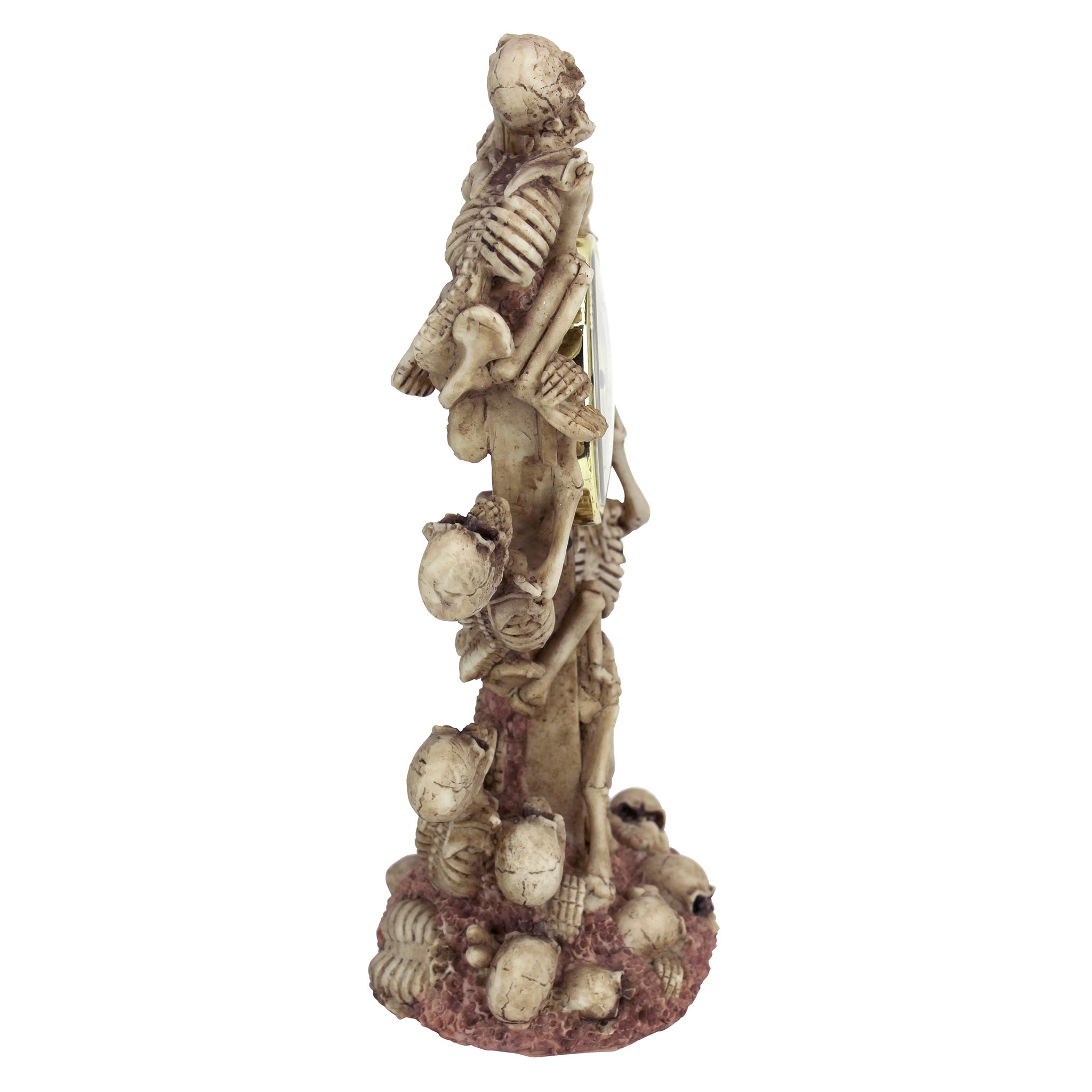 Toscano - Skeleton Crew Sculptural Mantel Clock