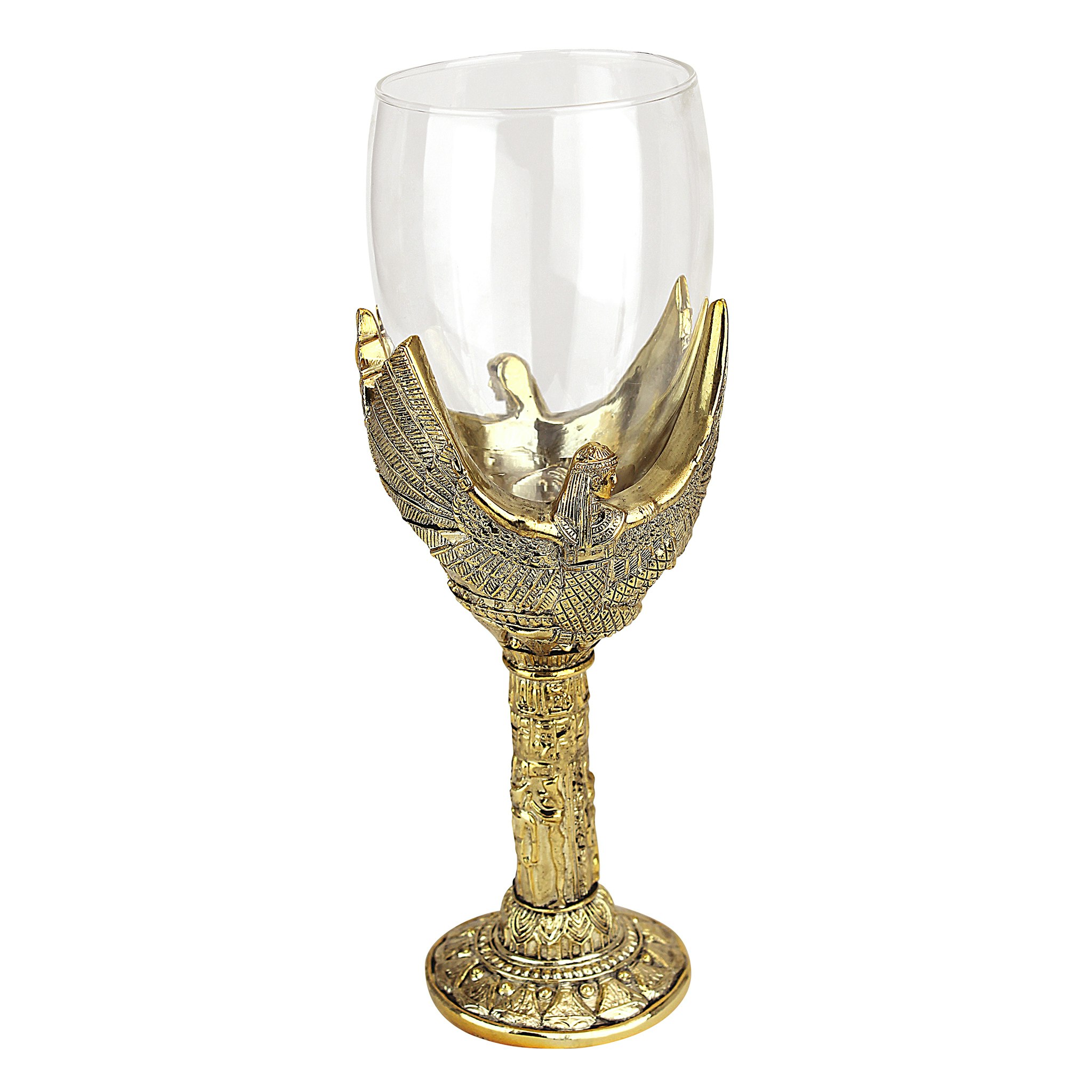 Toscano - Goddess Isis Sculptural Wine Goblet