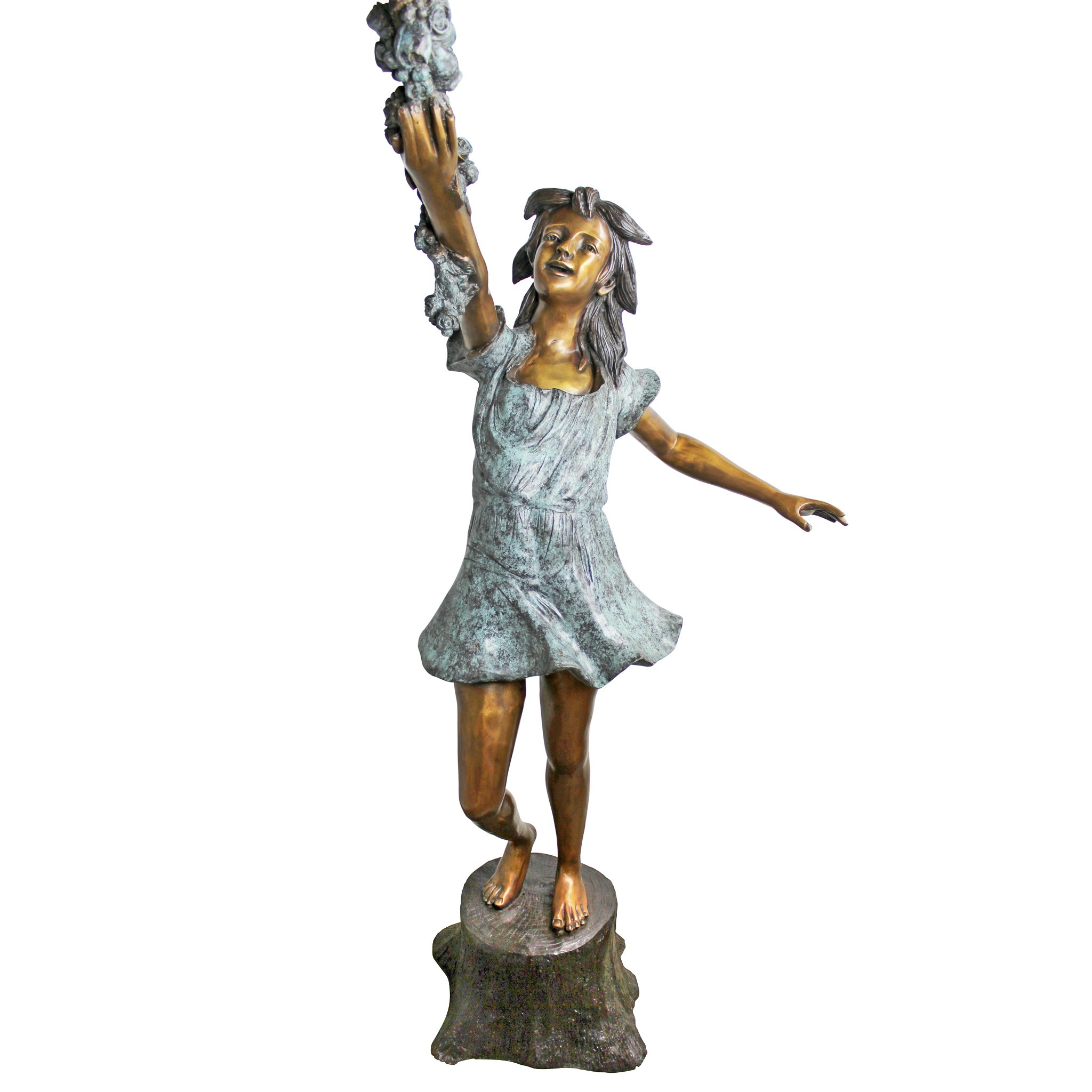 Toscano - Grand Scale Flower Arbor Kids Garden Statue