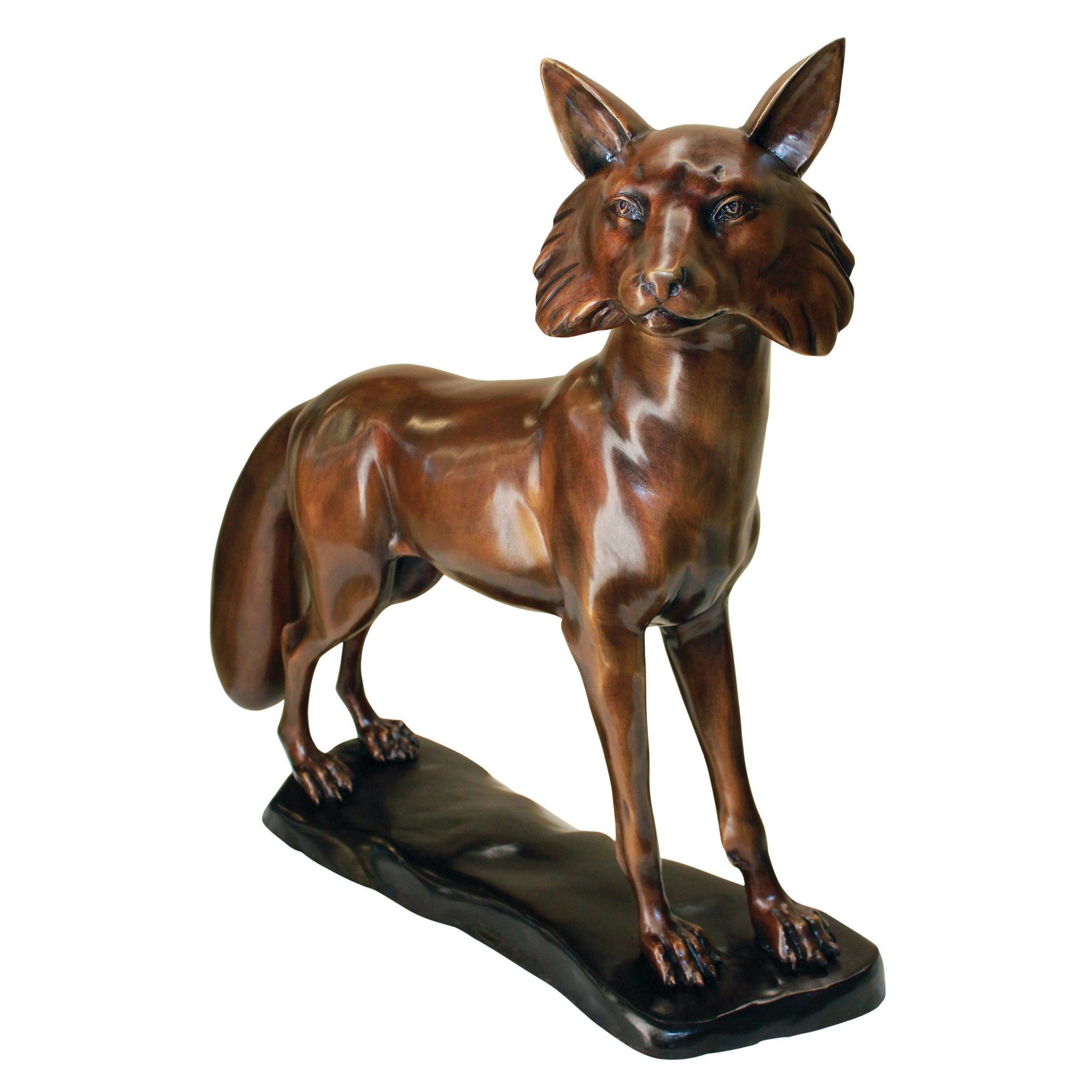 Toscano - The Wary Standing Fox Garden Statue