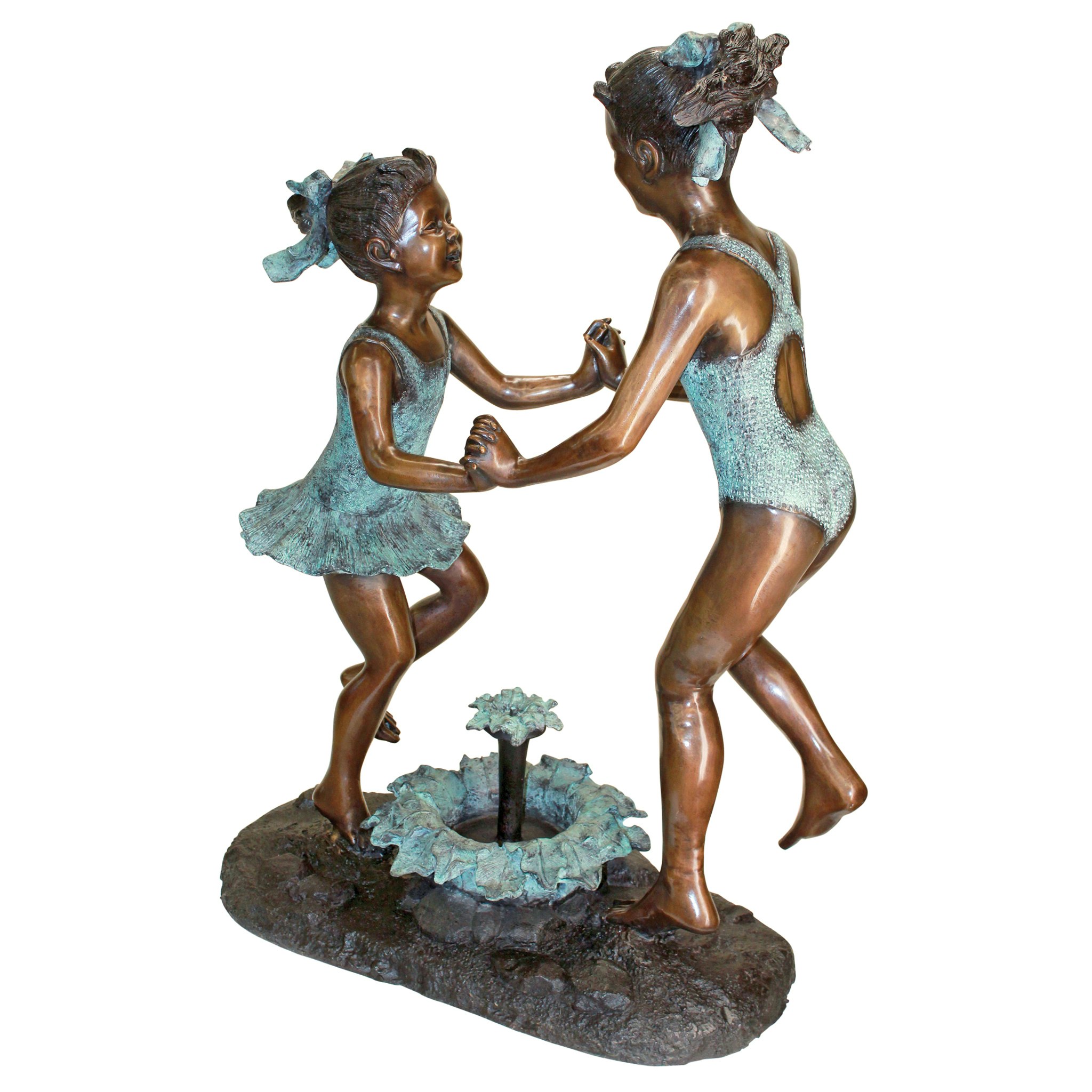 Toscano - Dancing Splash Girls Garden Statue