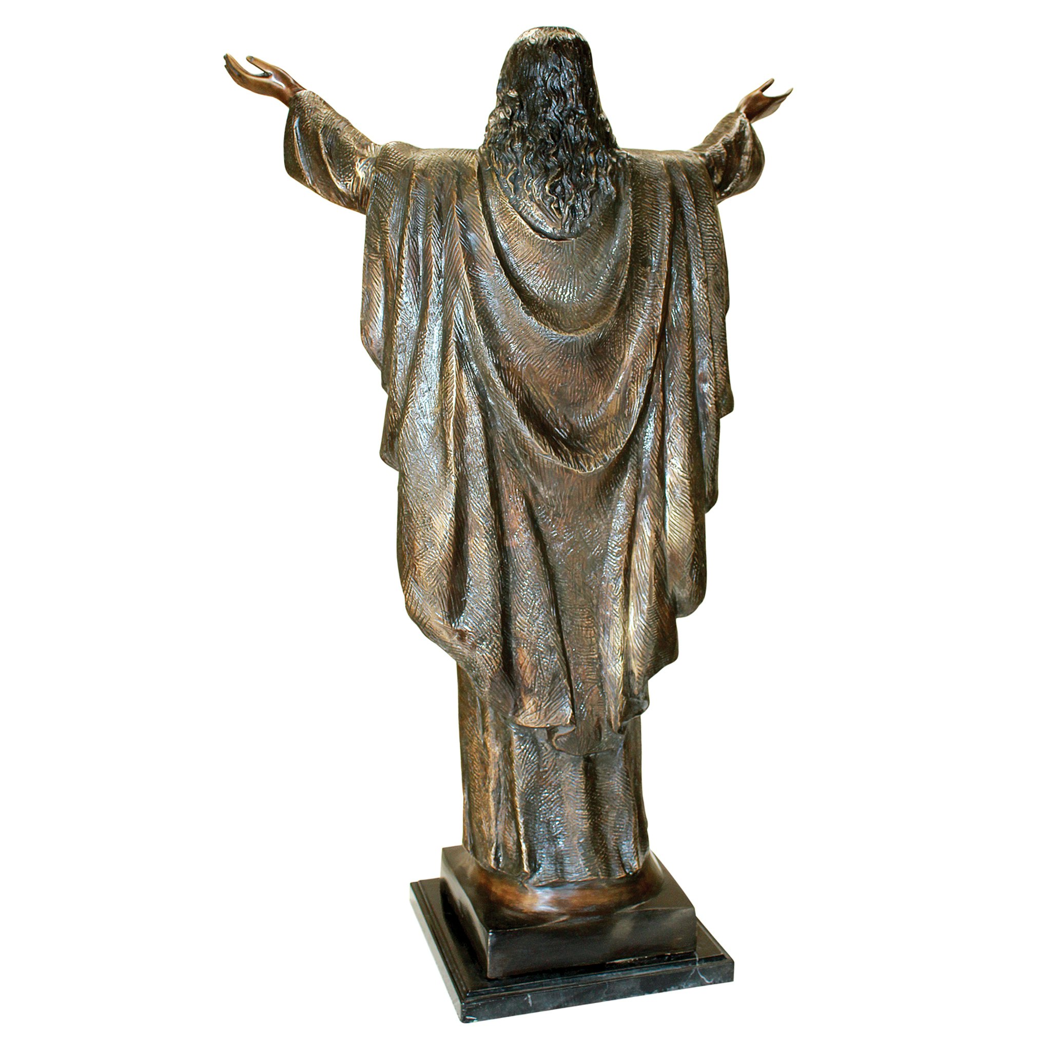 Toscano - Jesus Christ with His Arms Raised Garden Statue