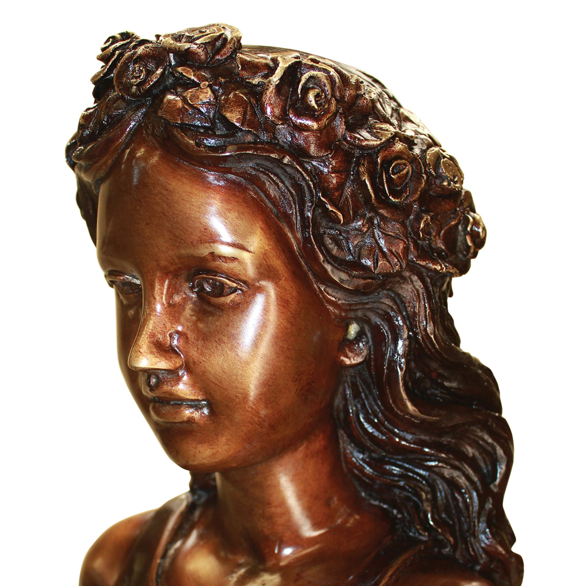 Toscano - Leaf Maiden Garden Statue