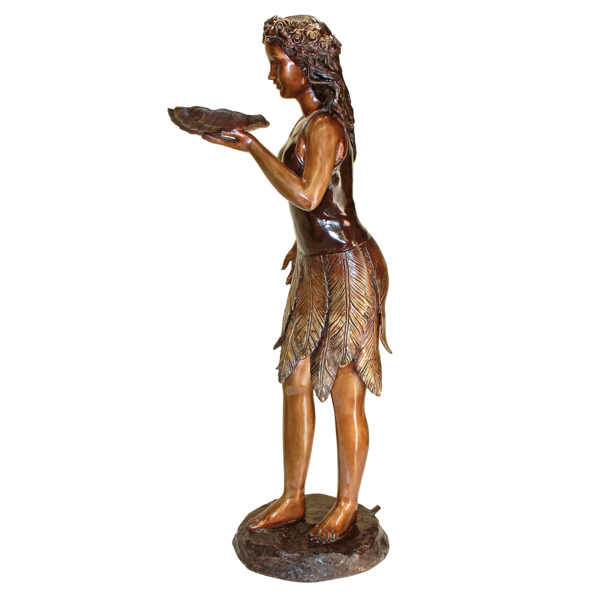 Toscano - Leaf Maiden Garden Statue