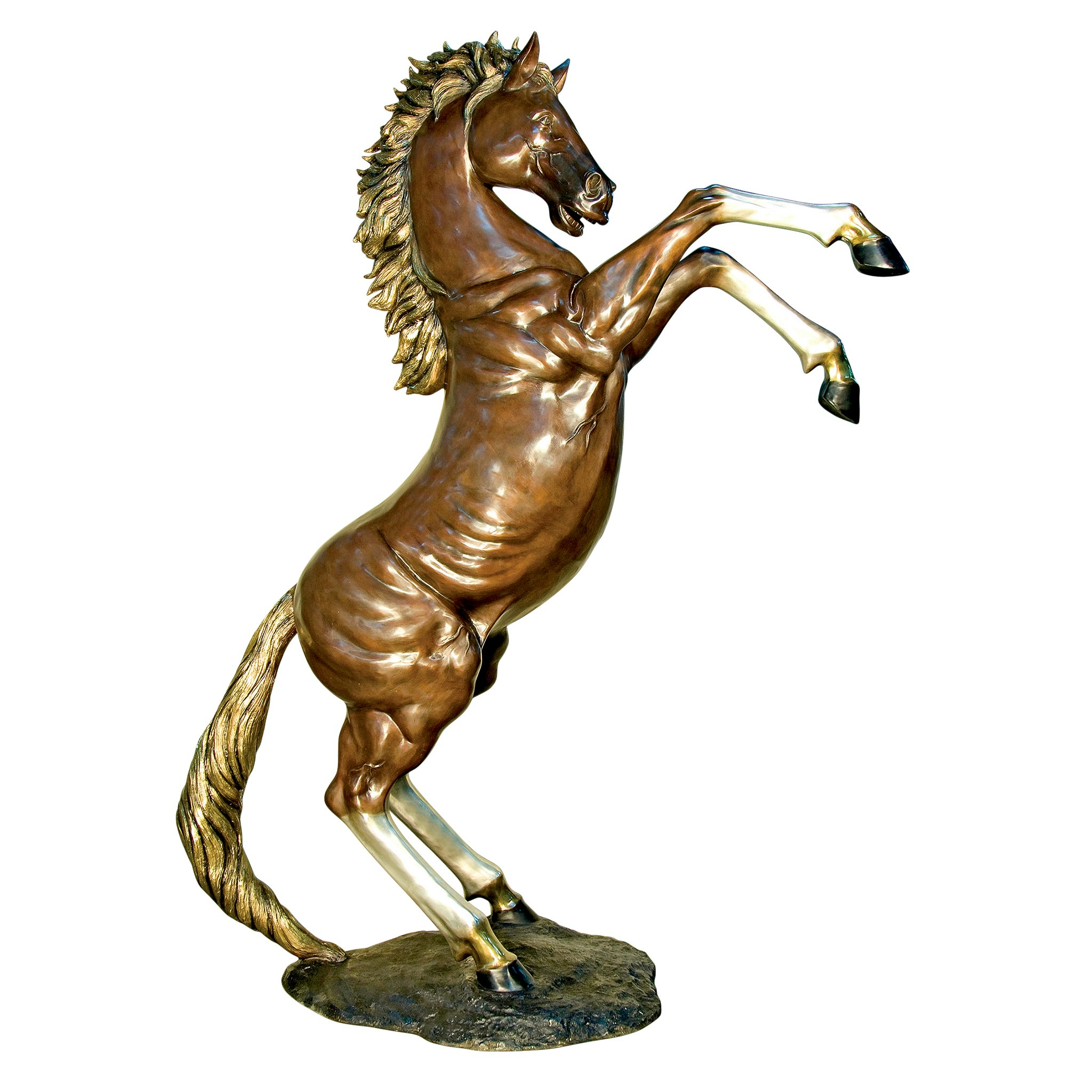 Toscano - Majestic Spirit Rearing Horse Garden Statue