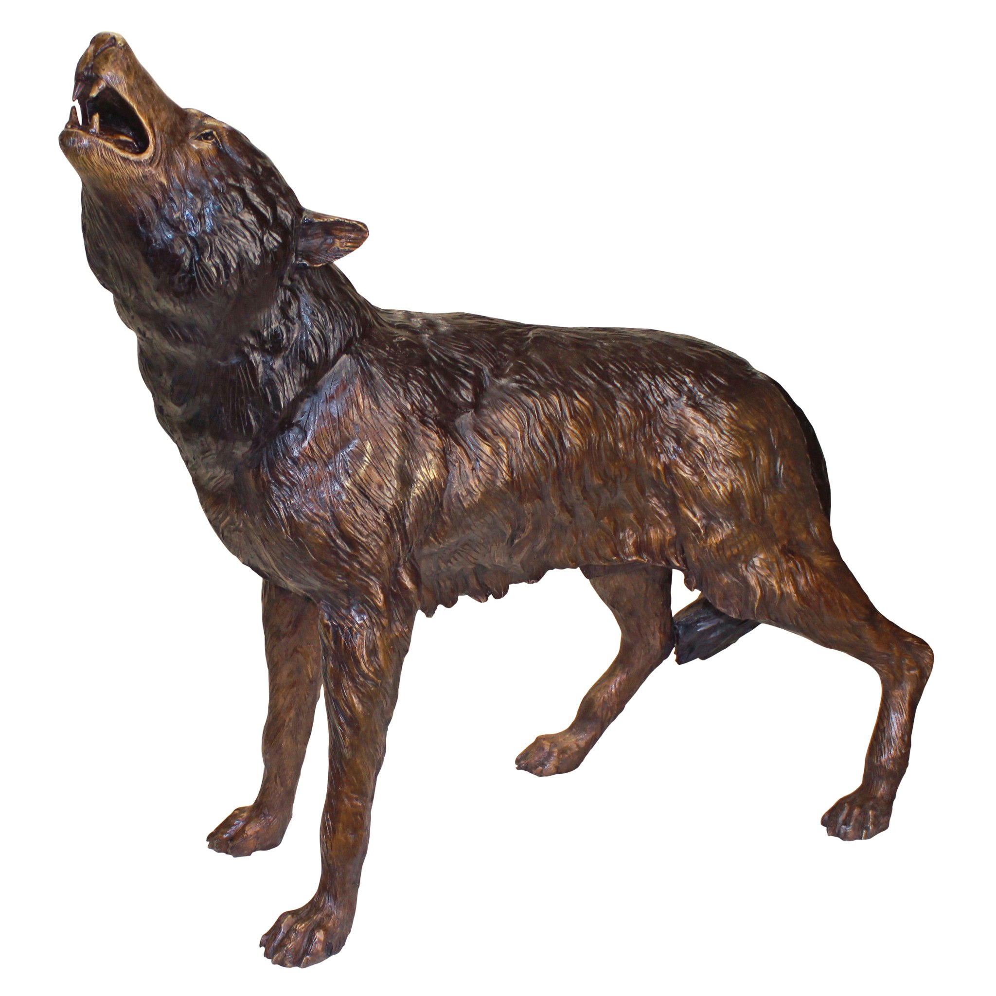 Toscano - The Howl of the Wild Wolf Garden Statue