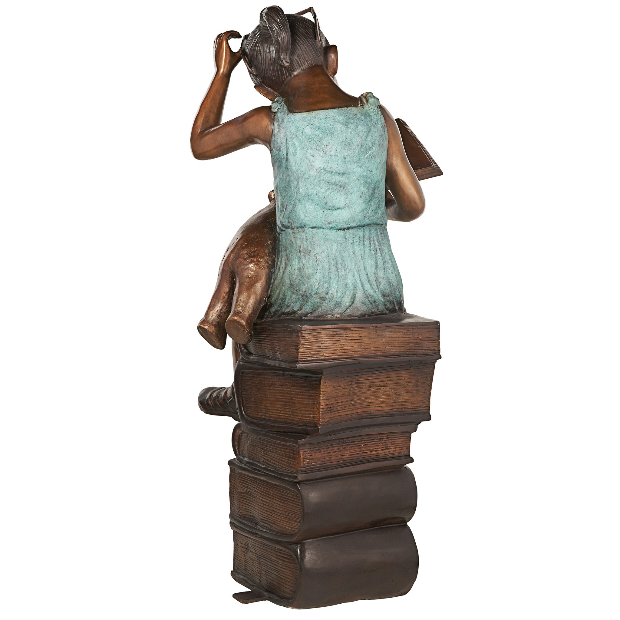 Toscano - Book Loving Betty Reading Girl Garden Statue