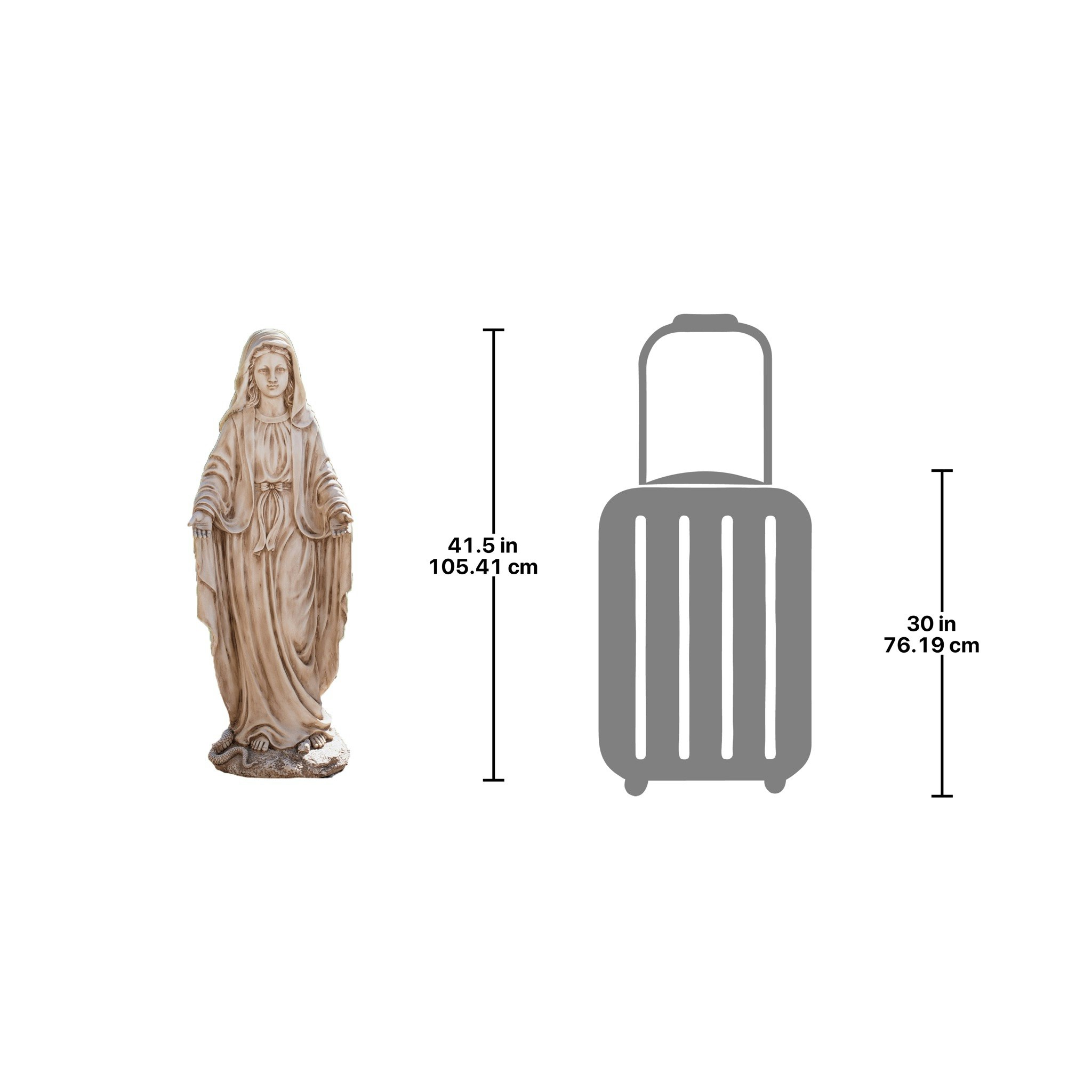 Toscano - Madonna Blessed Mother Large-Scale Garden Statue