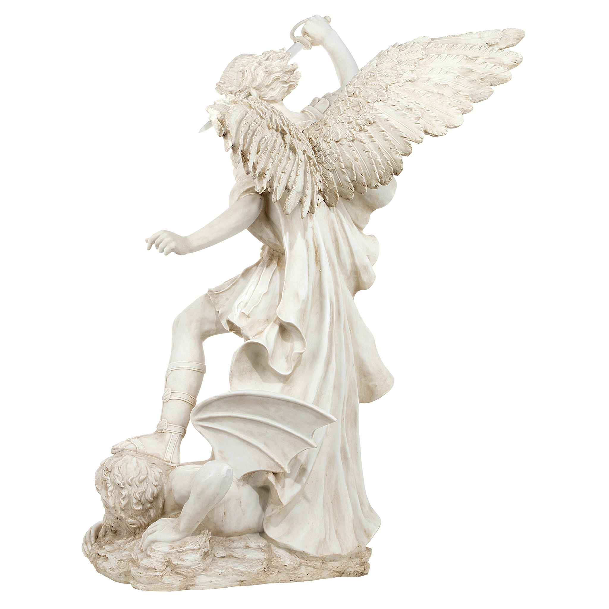 Toscano - Saint Michael the Archangel Garden Angel Statue