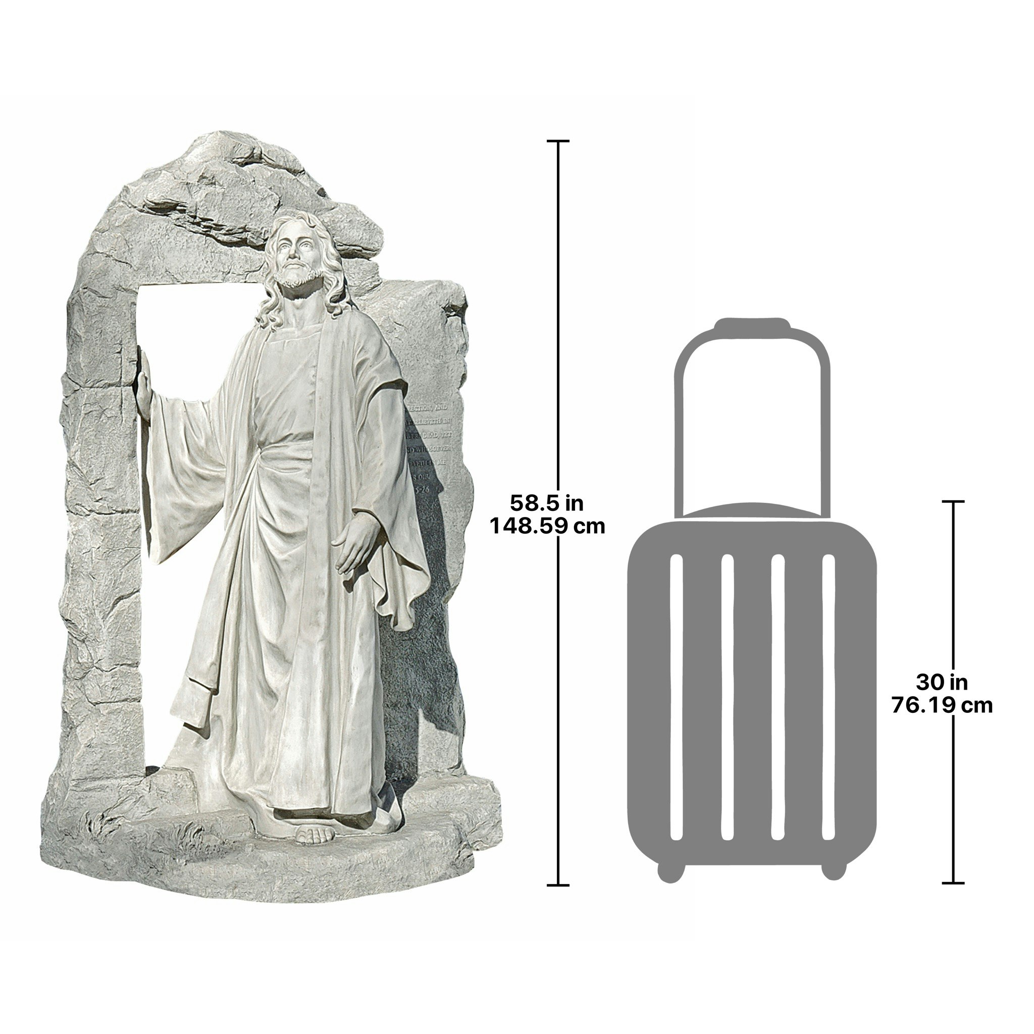 Toscano - The Risen Jesus Christ Garden Statue