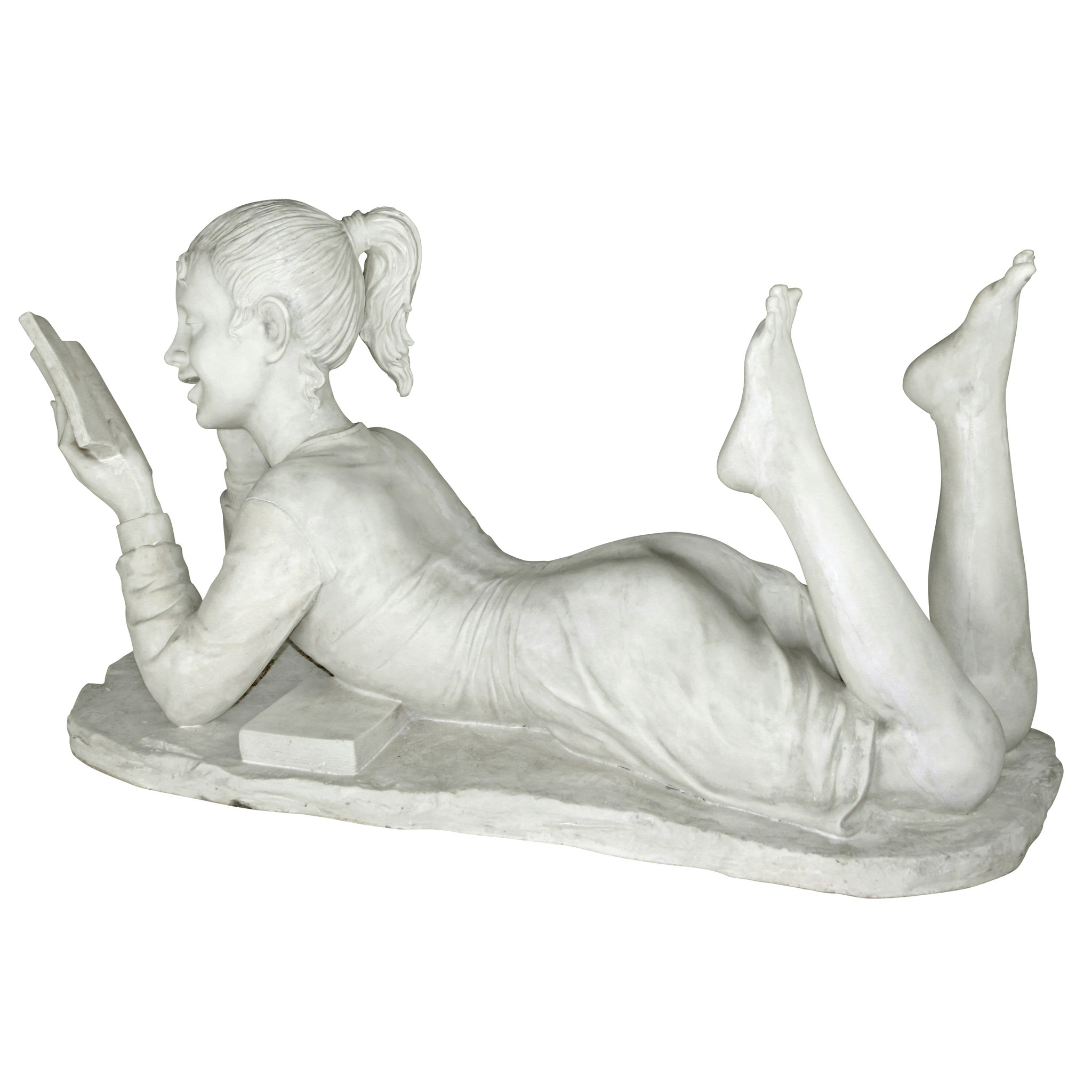 Toscano - Glendathe Reading Girl Garden Statue