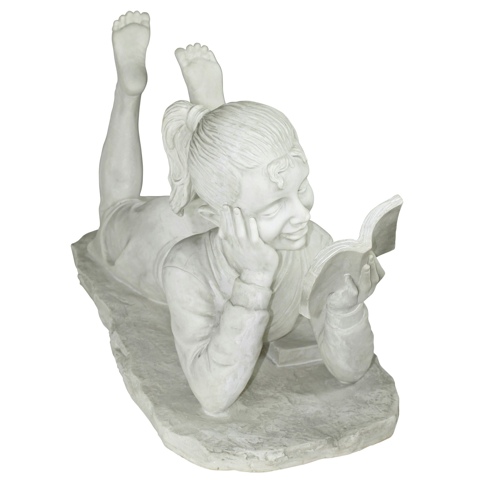 Toscano - Glendathe Reading Girl Garden Statue