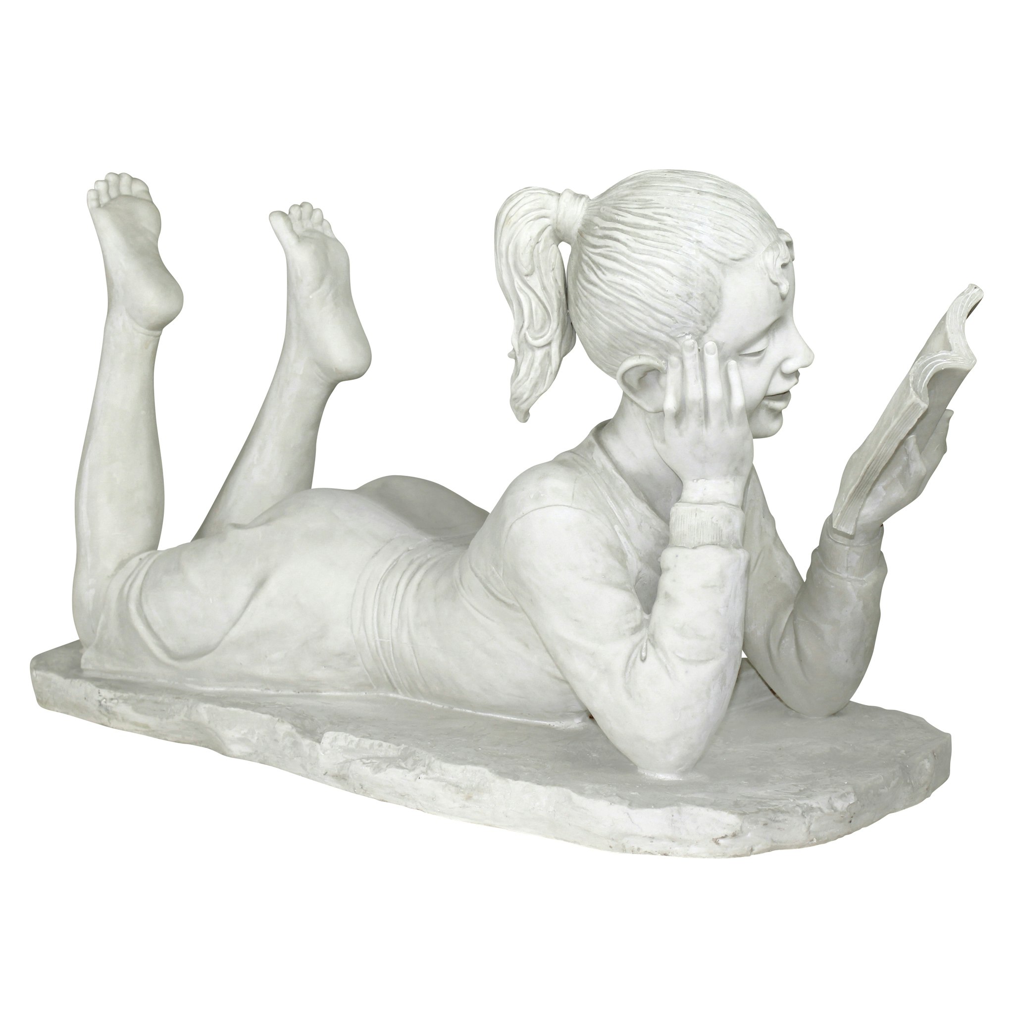 Toscano - Glendathe Reading Girl Garden Statue