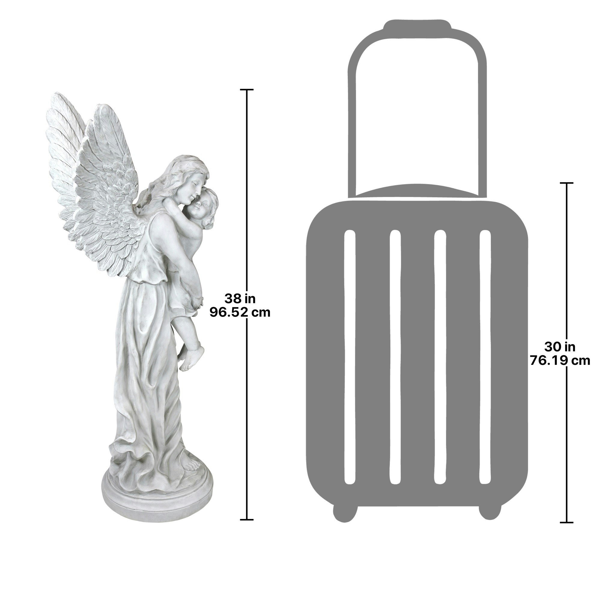 Toscano - Heaven Guardian Angel Garden Statue