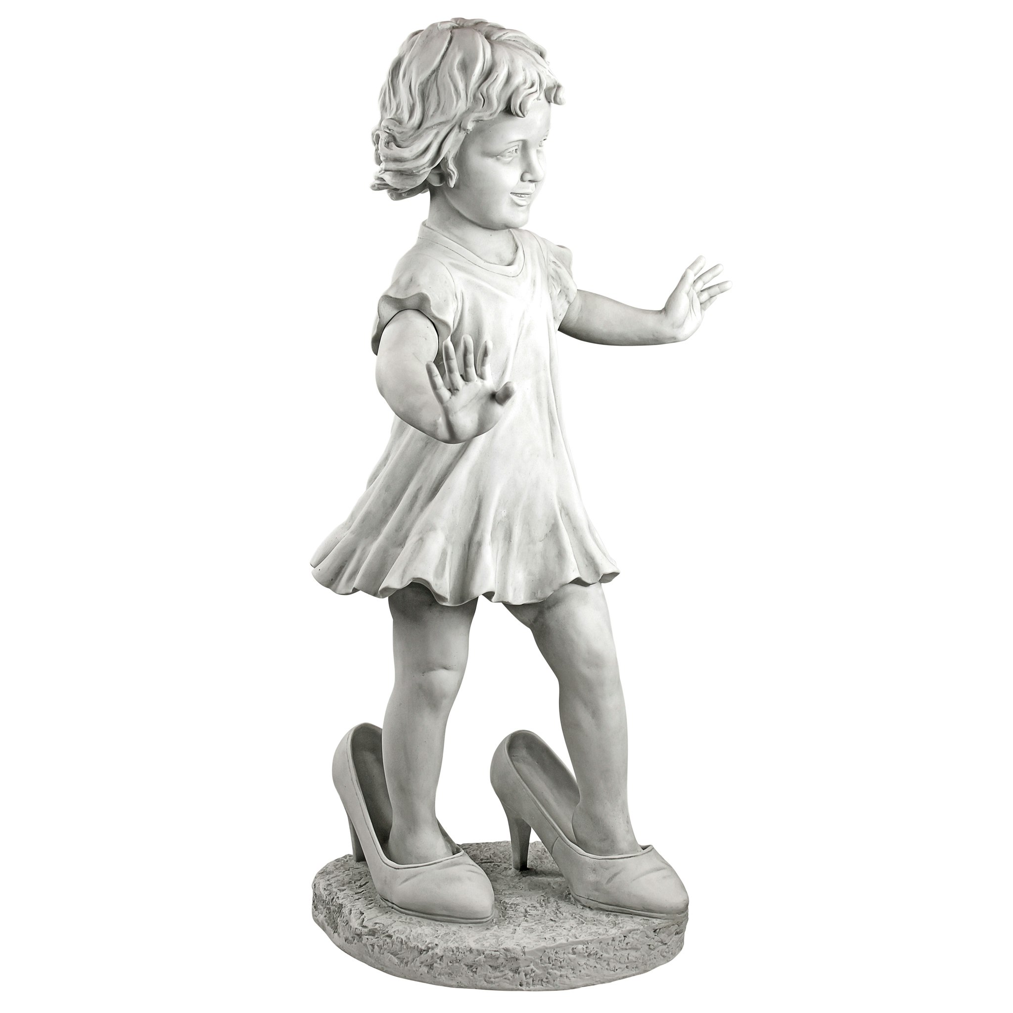 Toscano - Hillary in Heels Garden Girl Statue