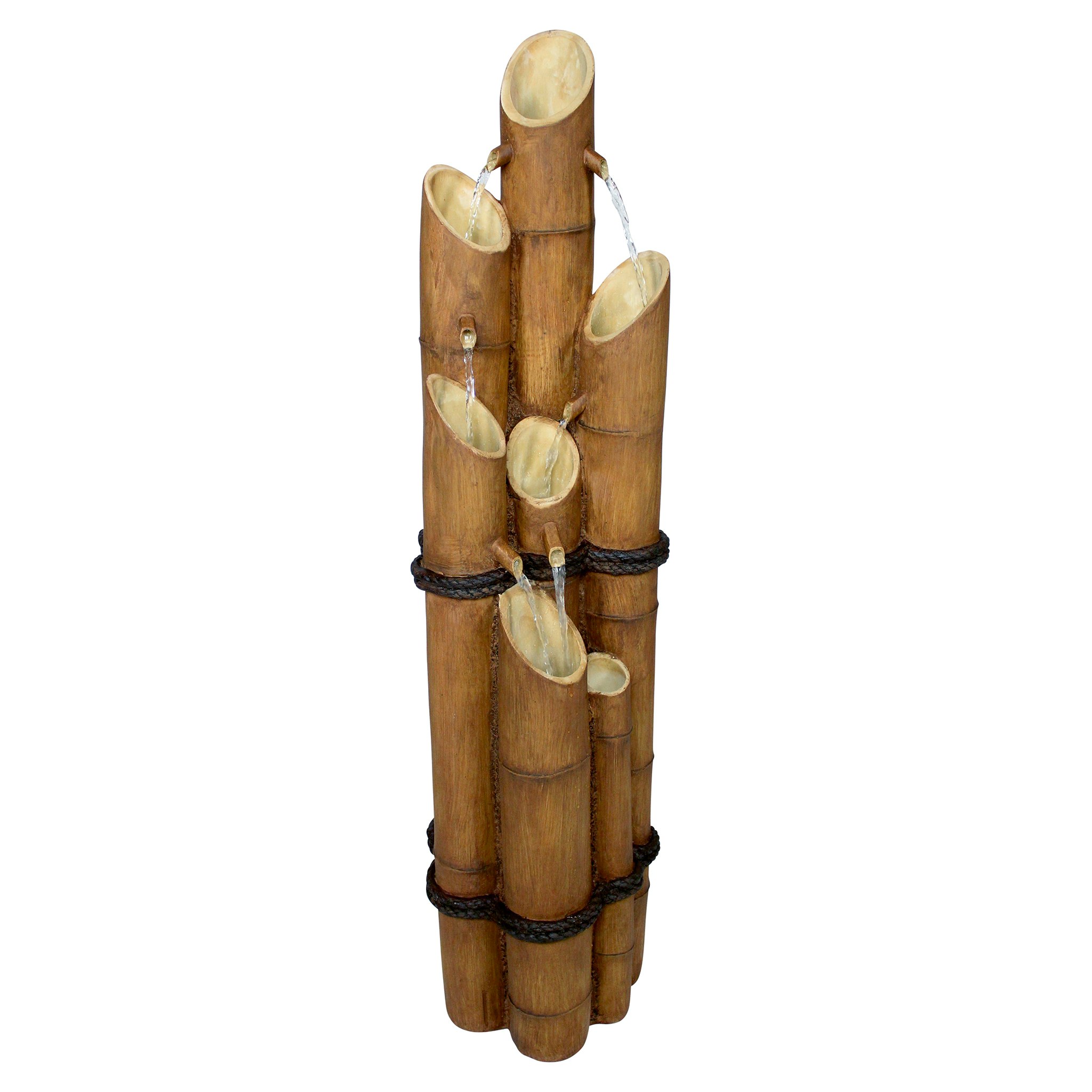 Toscano - Cascading Bamboo Sculptural Fountain