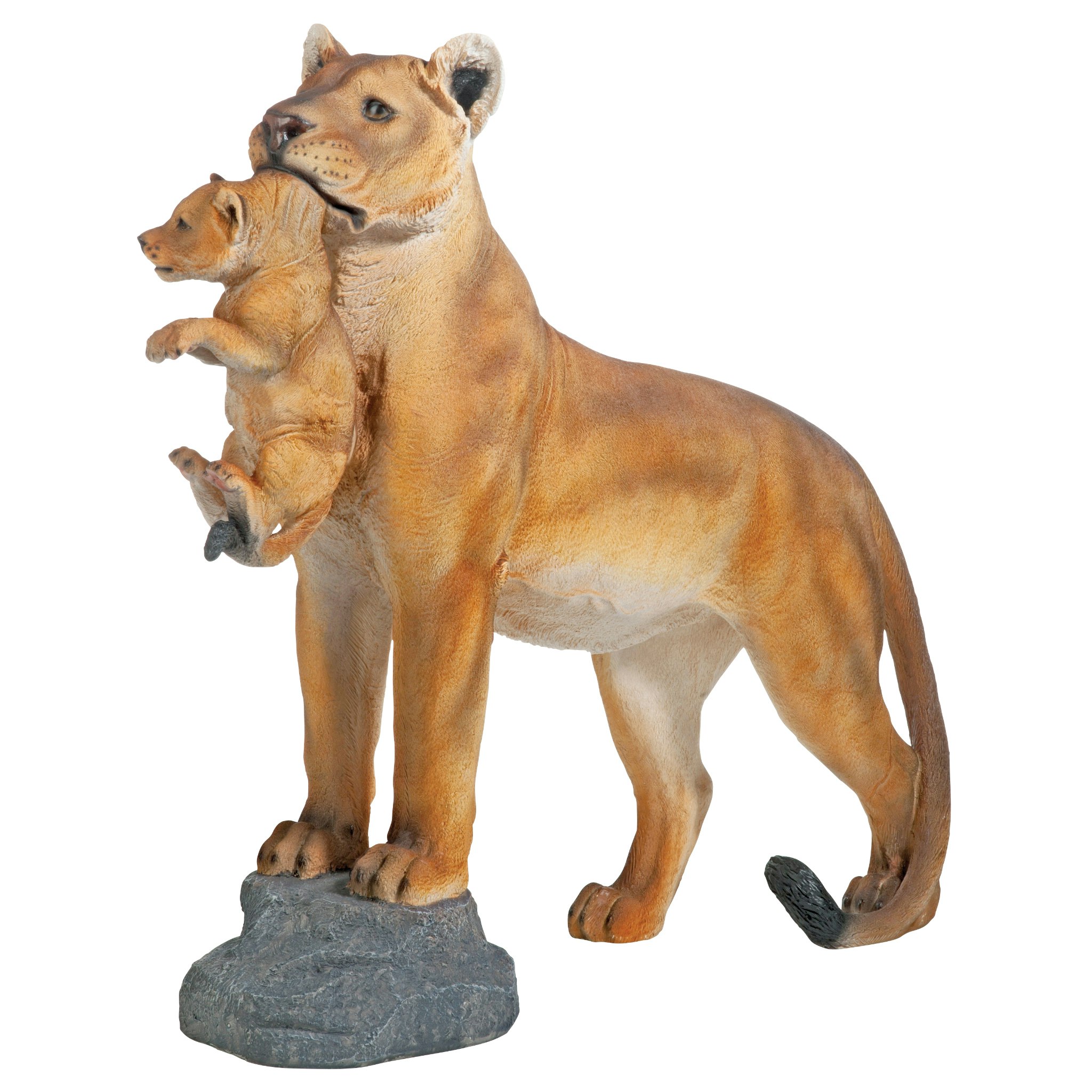 Toscano - Lioness with Cub Garden Statue