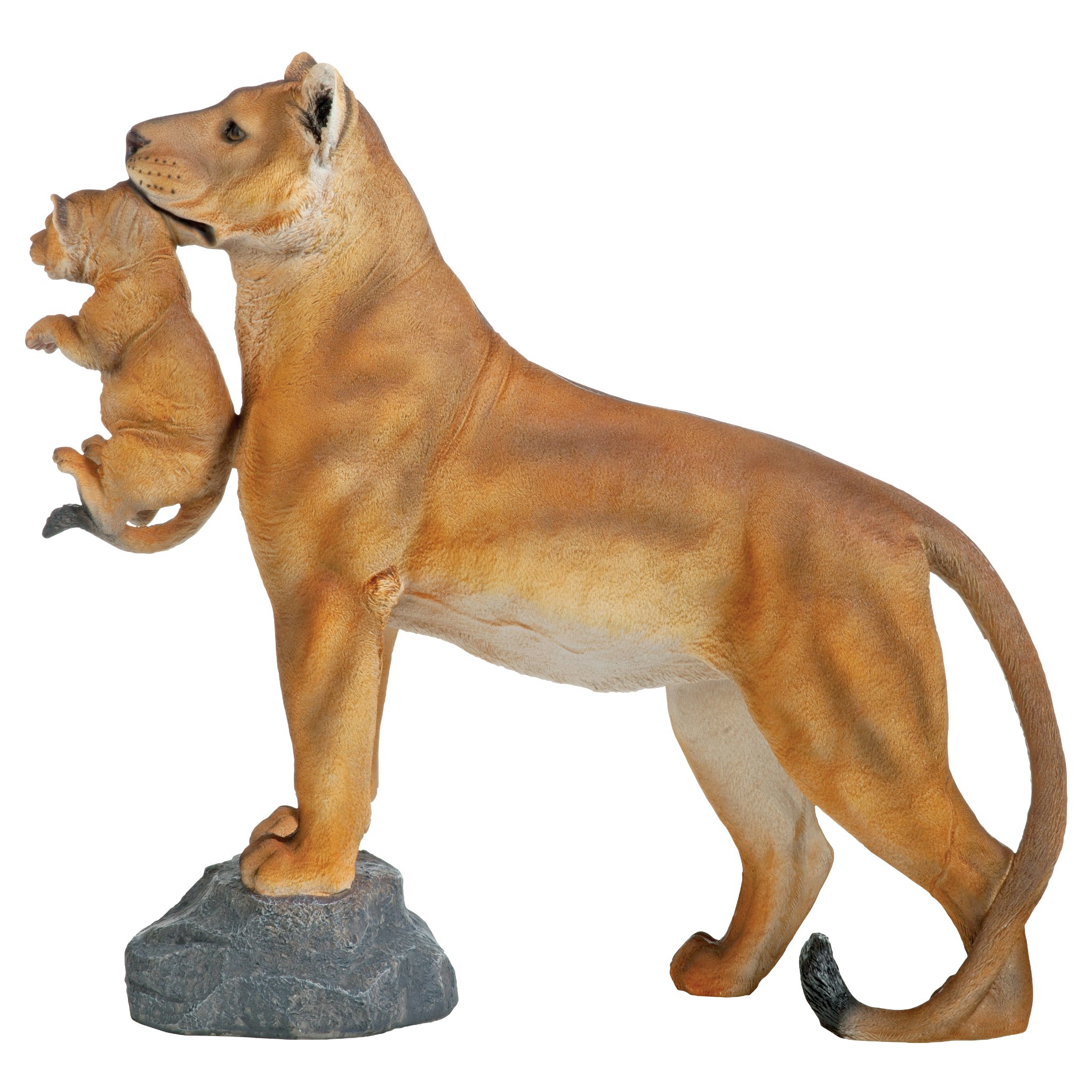 Toscano - Lioness with Cub Garden Statue