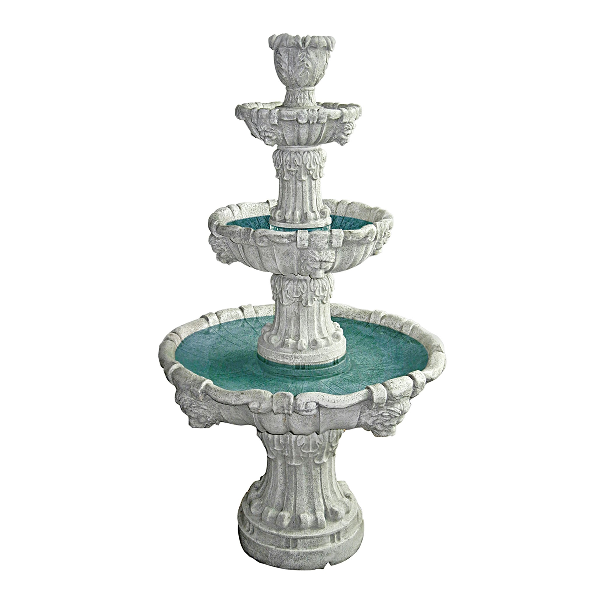 Toscano - Medici Lion Four-Tier Fountain