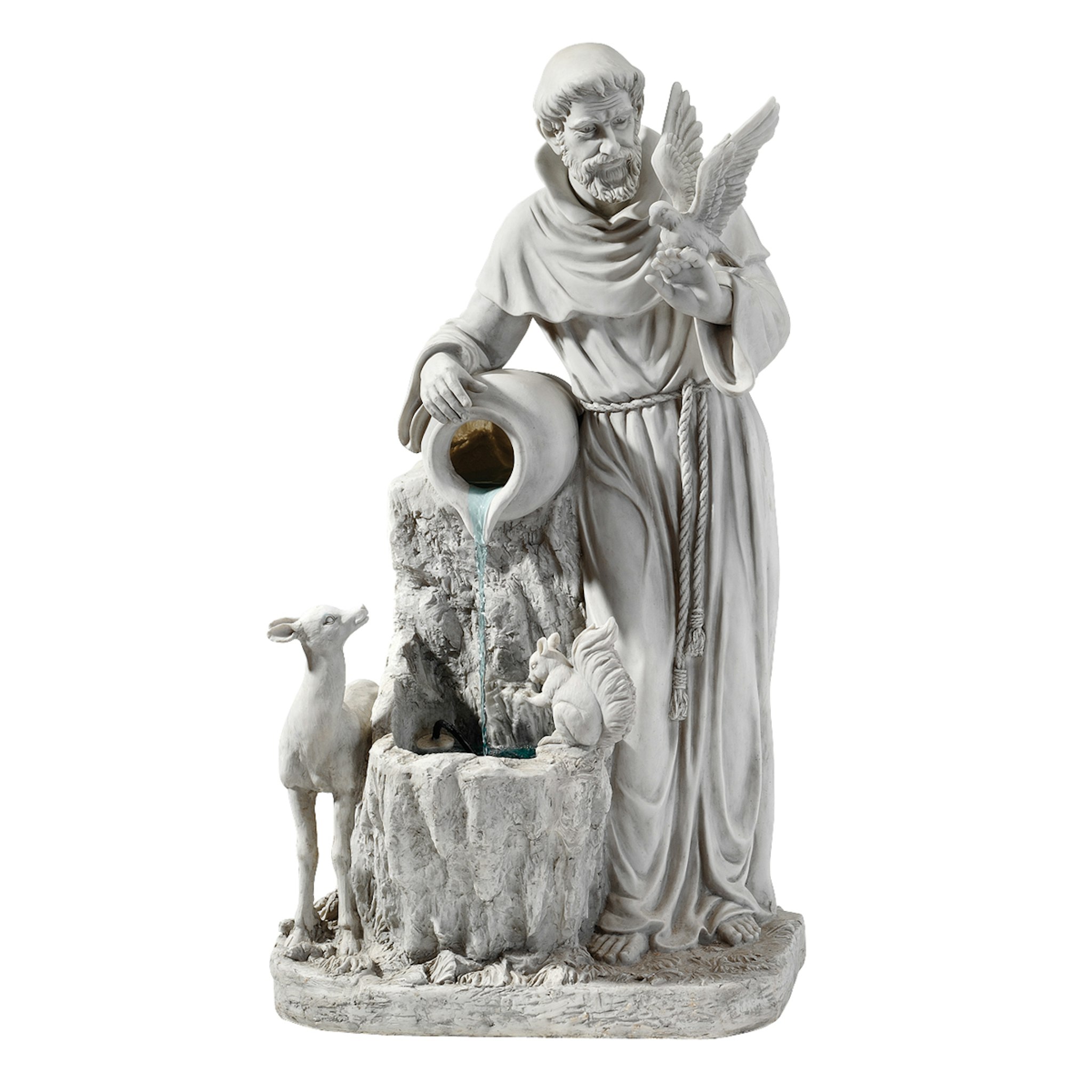 Toscano - Saint Francis Life-Giving Waters Sculptural Fountain