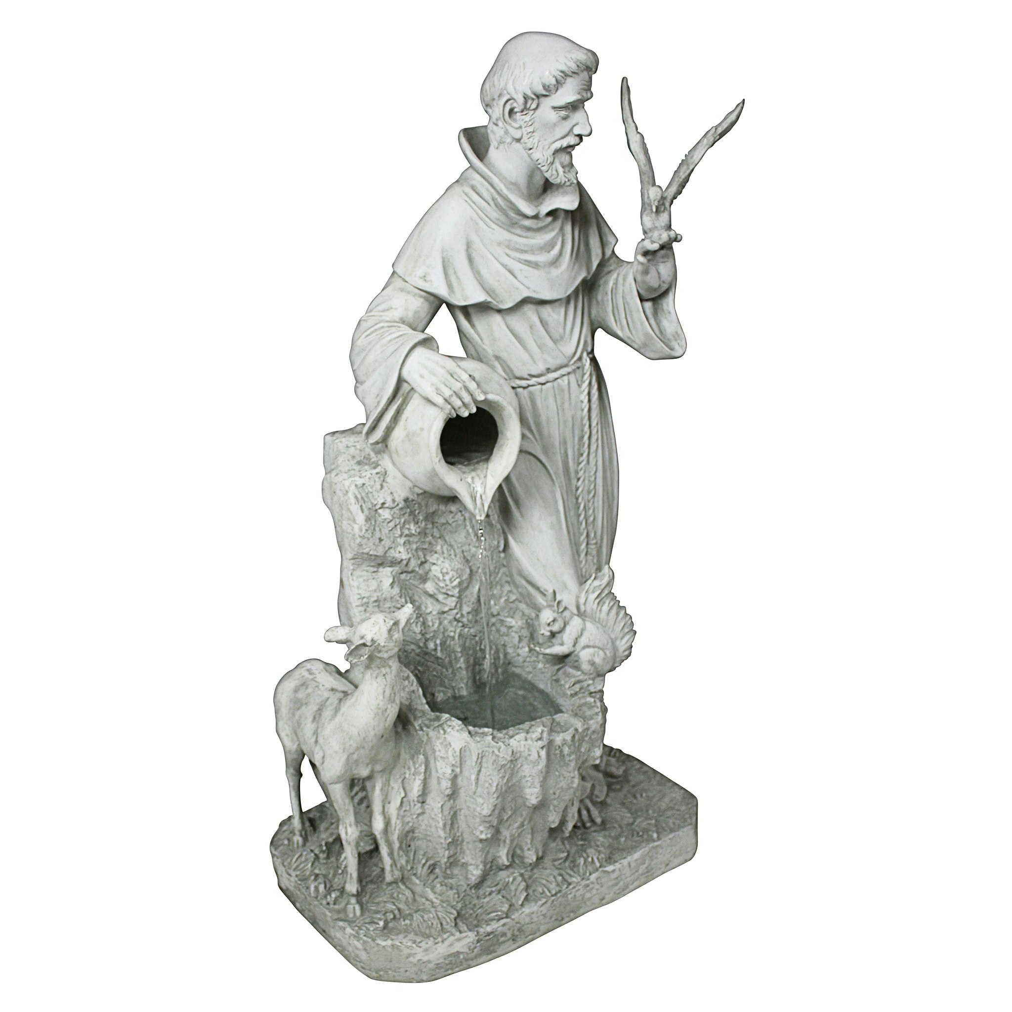 Toscano - Saint Francis Life-Giving Waters Sculptural Fountain