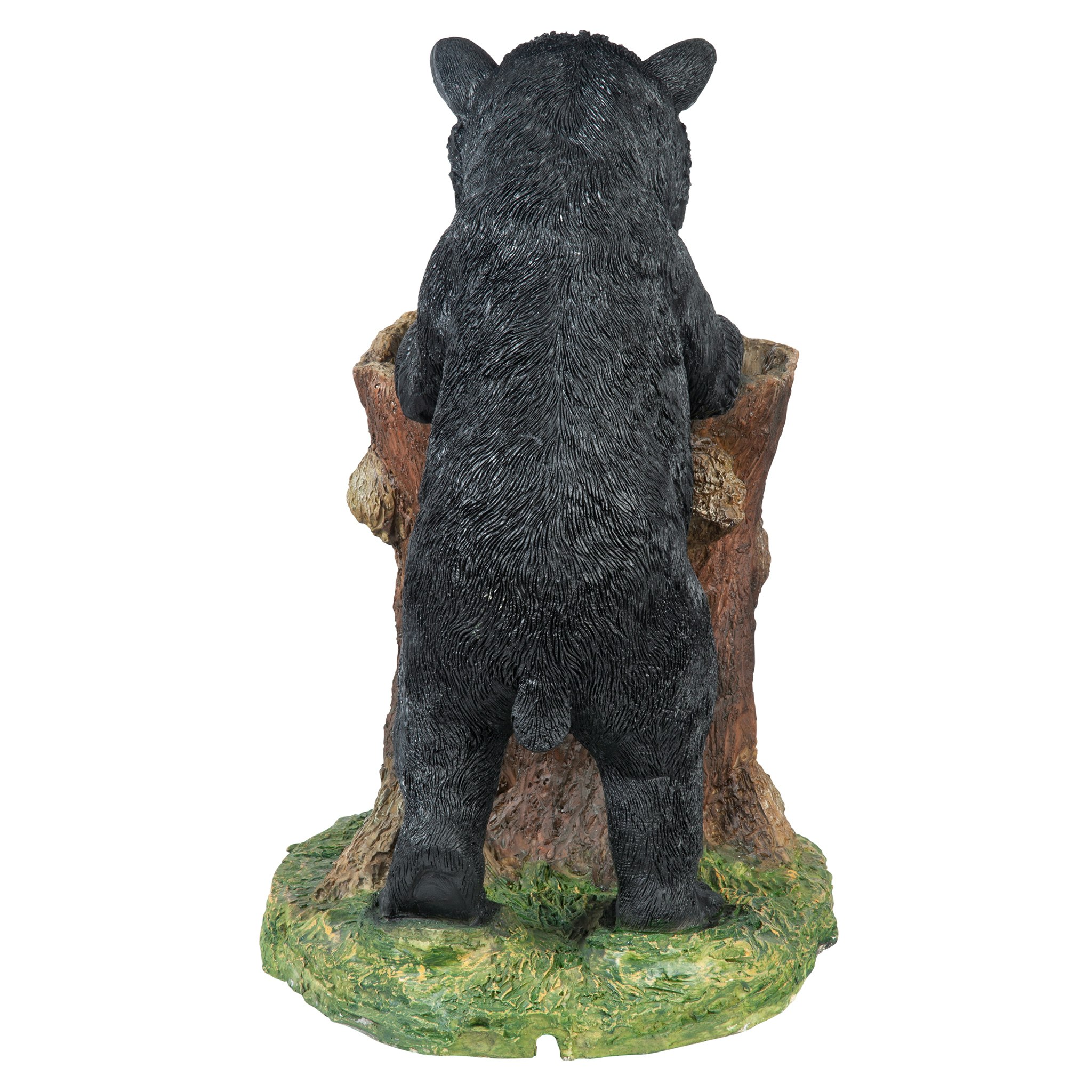 Toscano - Guzzling Gulp Black Bear Garden Fountain