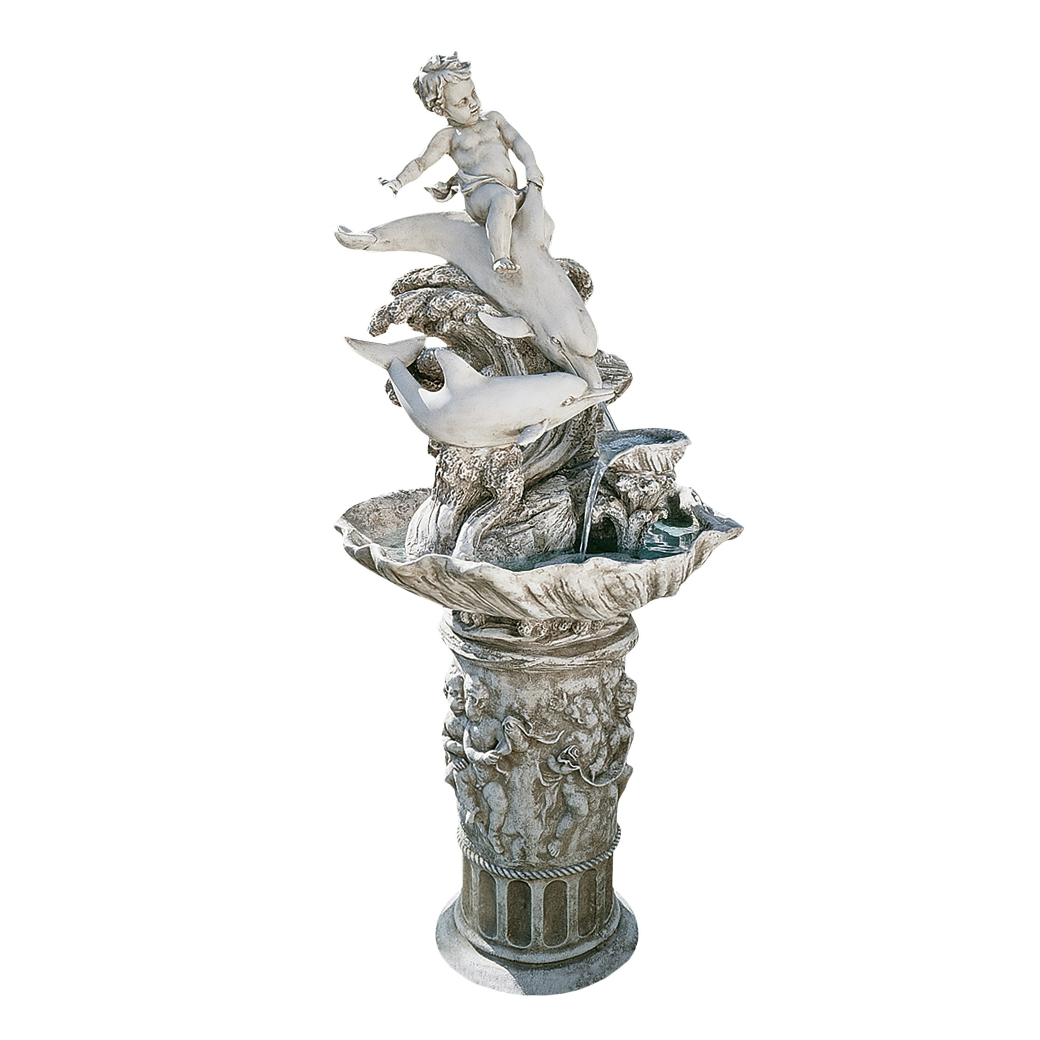 Toscano - Young Poseidon Sculptural Fountain