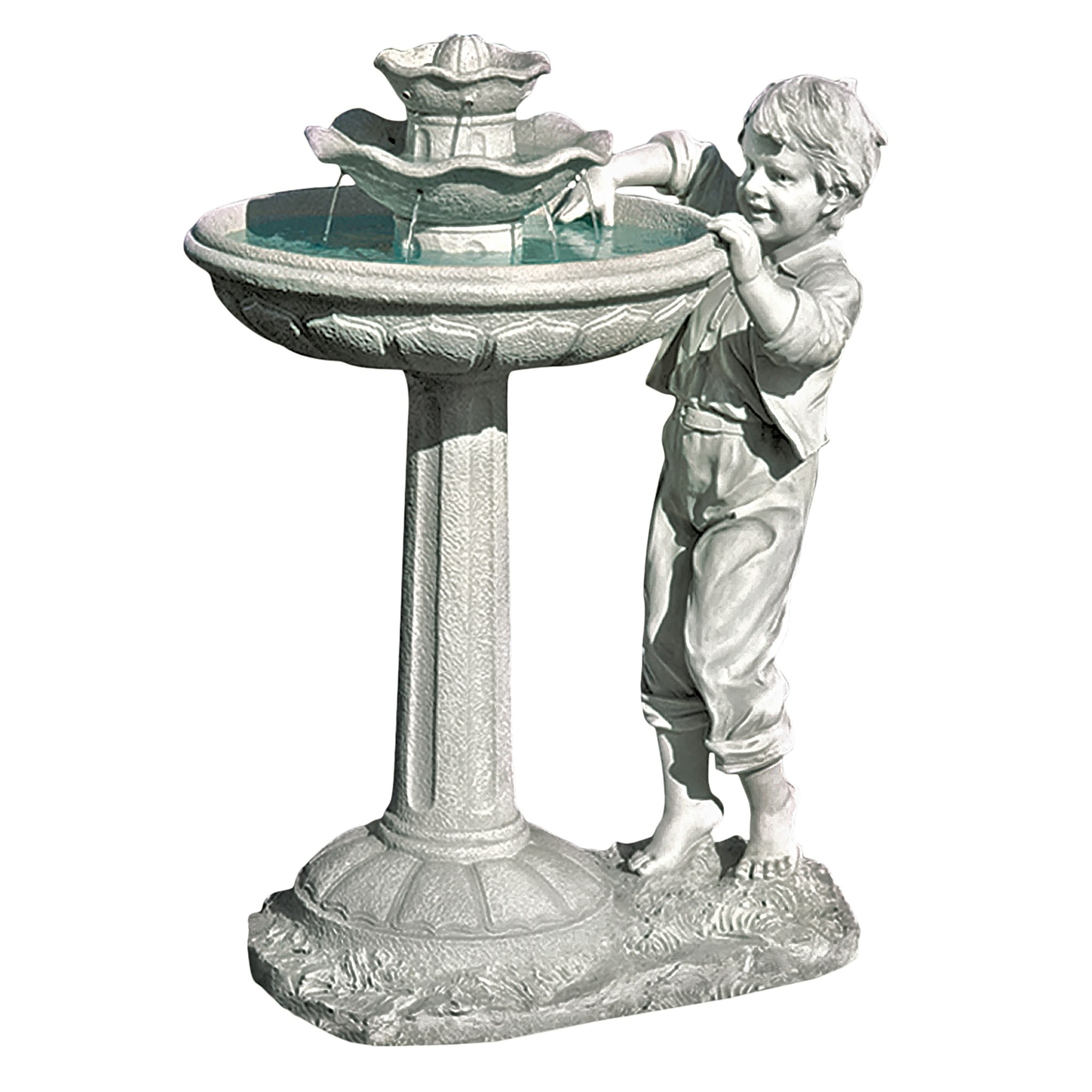 Toscano - The Child Mischievous Splash Sculptural Fountain