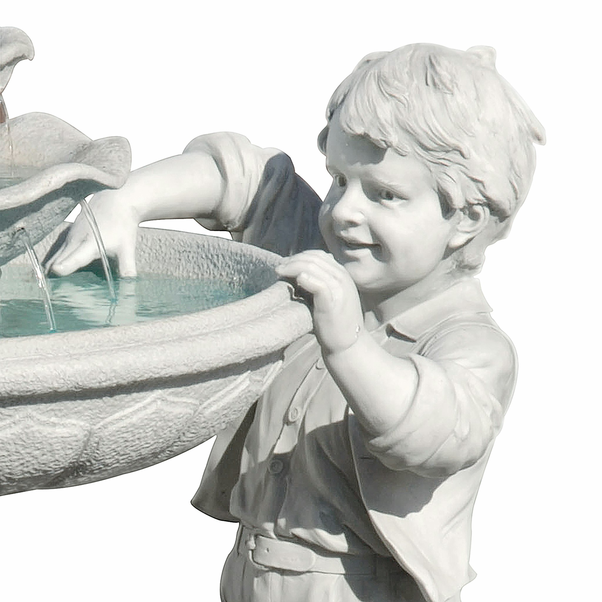 Toscano - The Child Mischievous Splash Sculptural Fountain