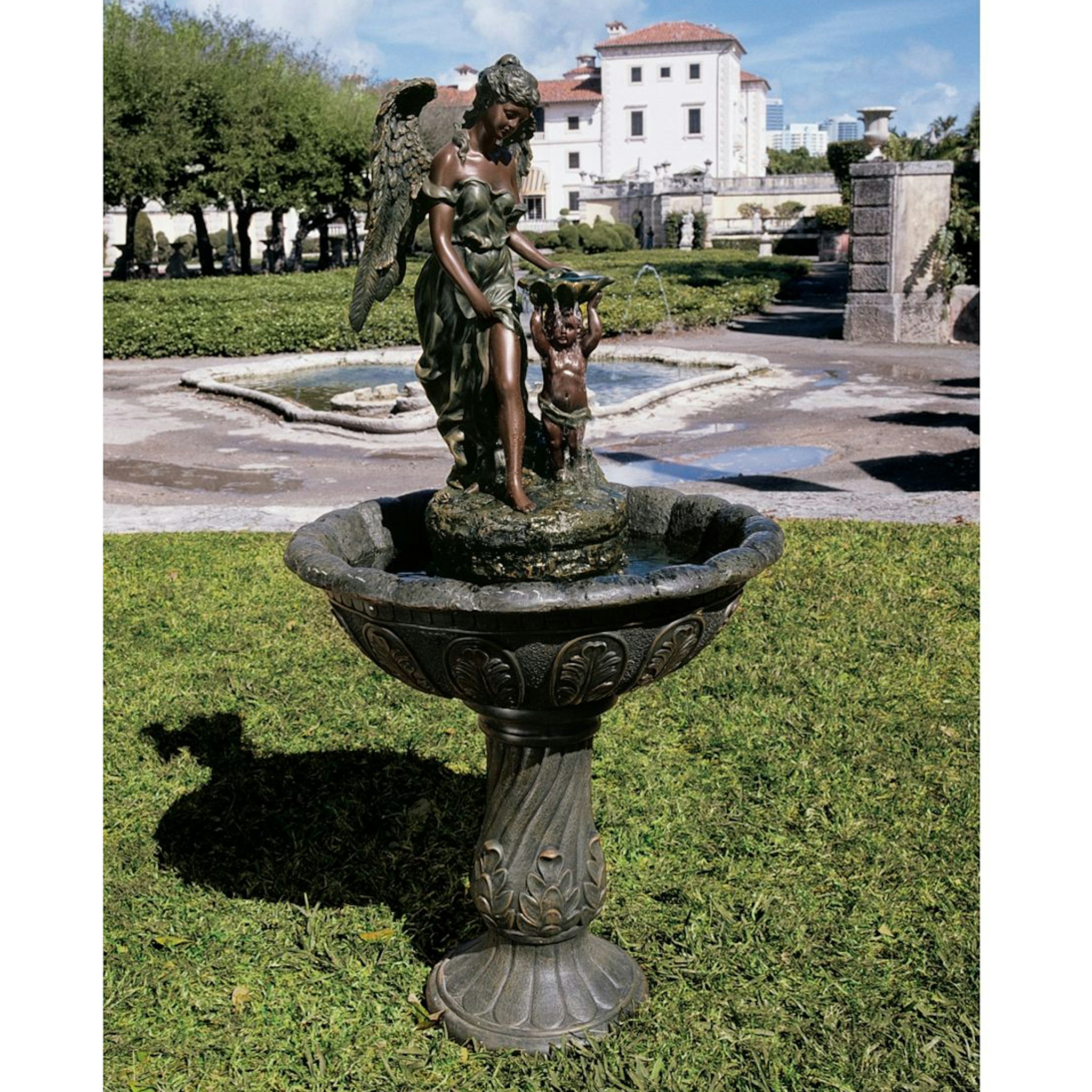 Toscano - Heavenly Moments Angel Sculptural Fountain