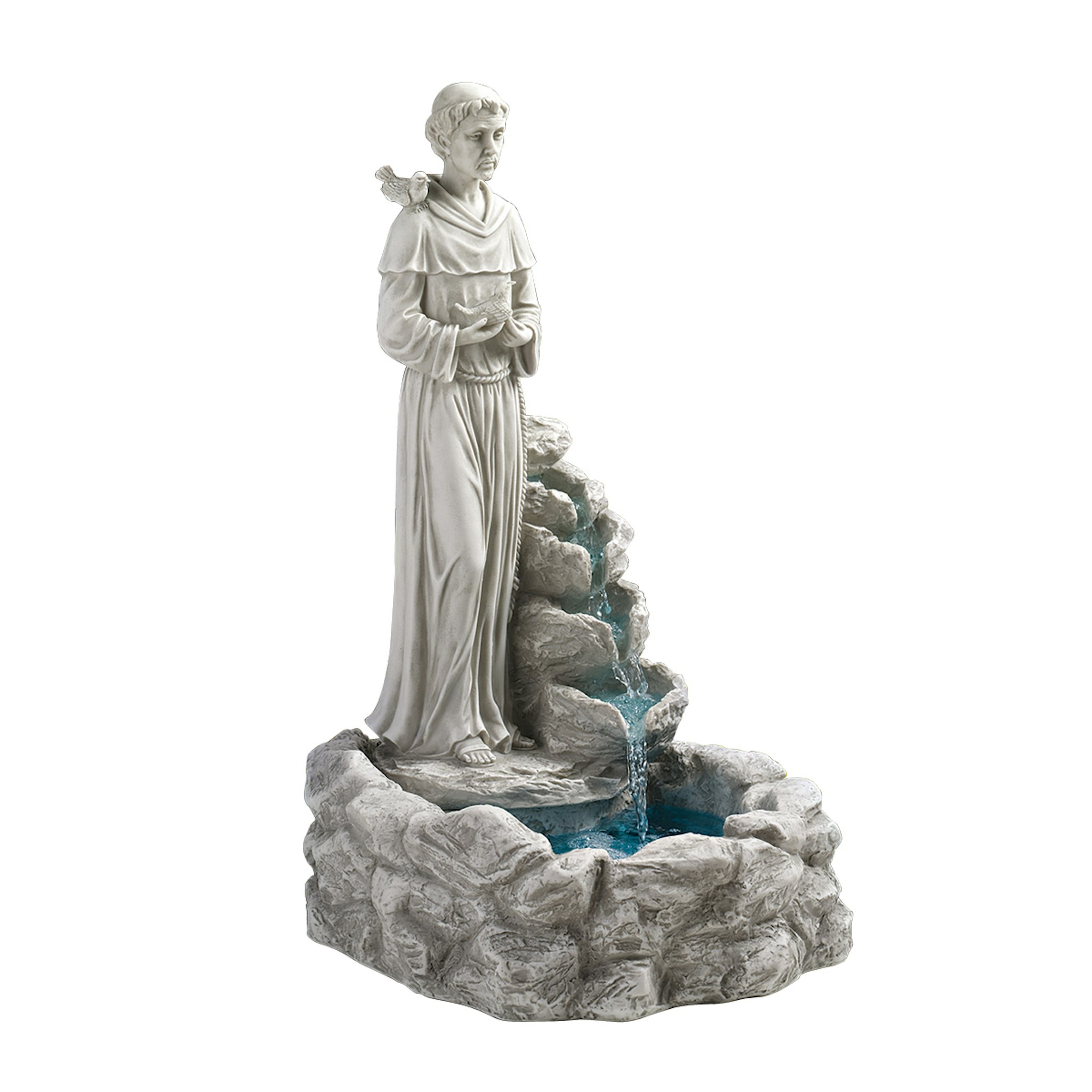 Toscano - Nature Blessed Prayer Saint Francis Sculptural Fountain