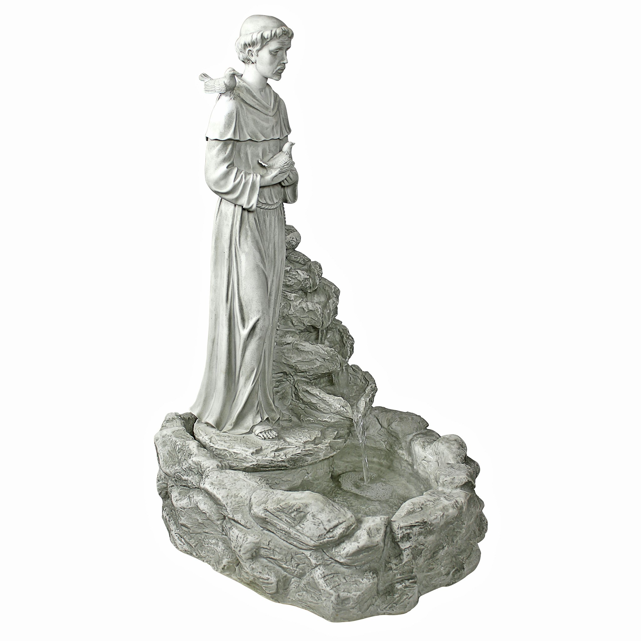 Toscano - Nature Blessed Prayer Saint Francis Sculptural Fountain