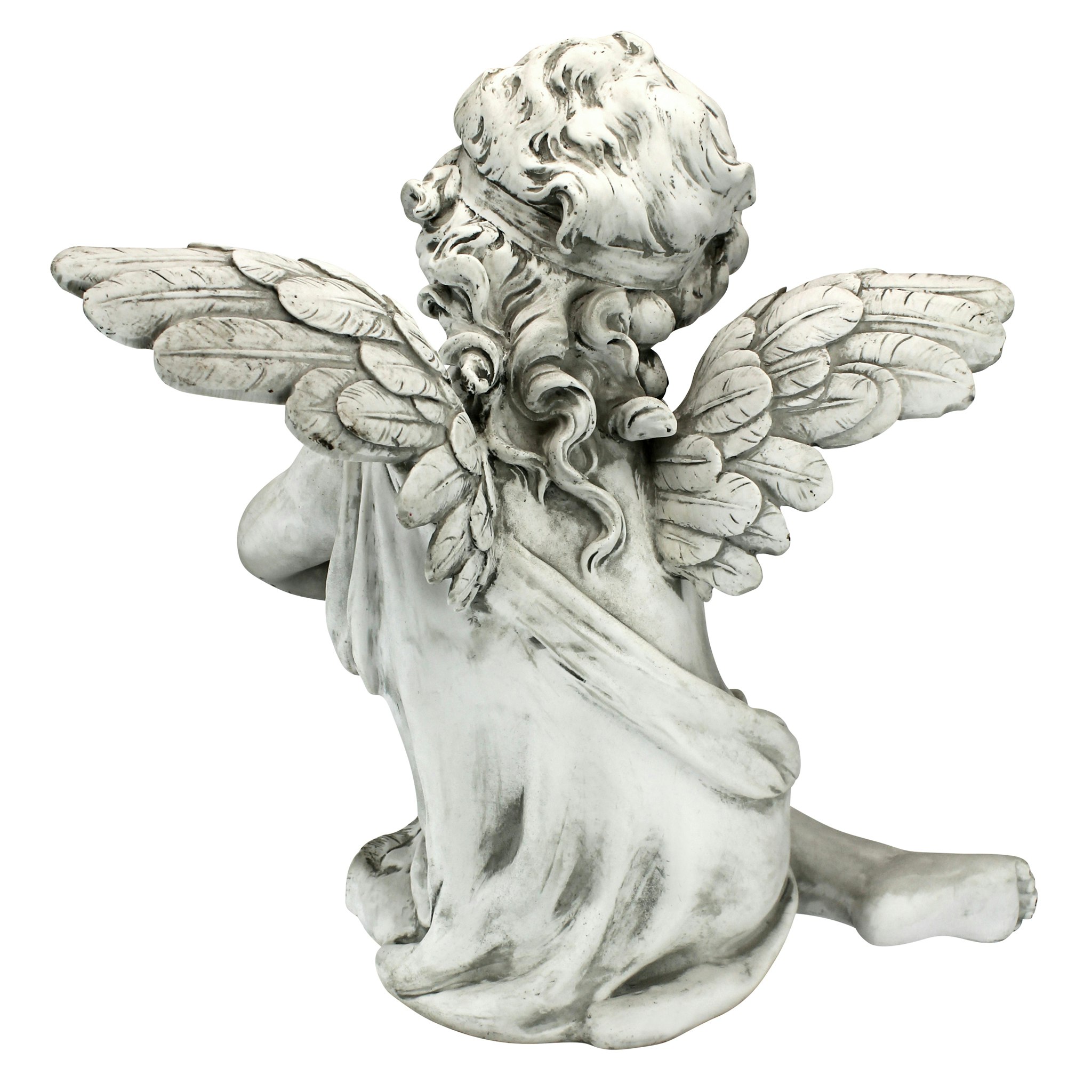 Toscano - Peaceful Presence Angel Sitter Garden Statue