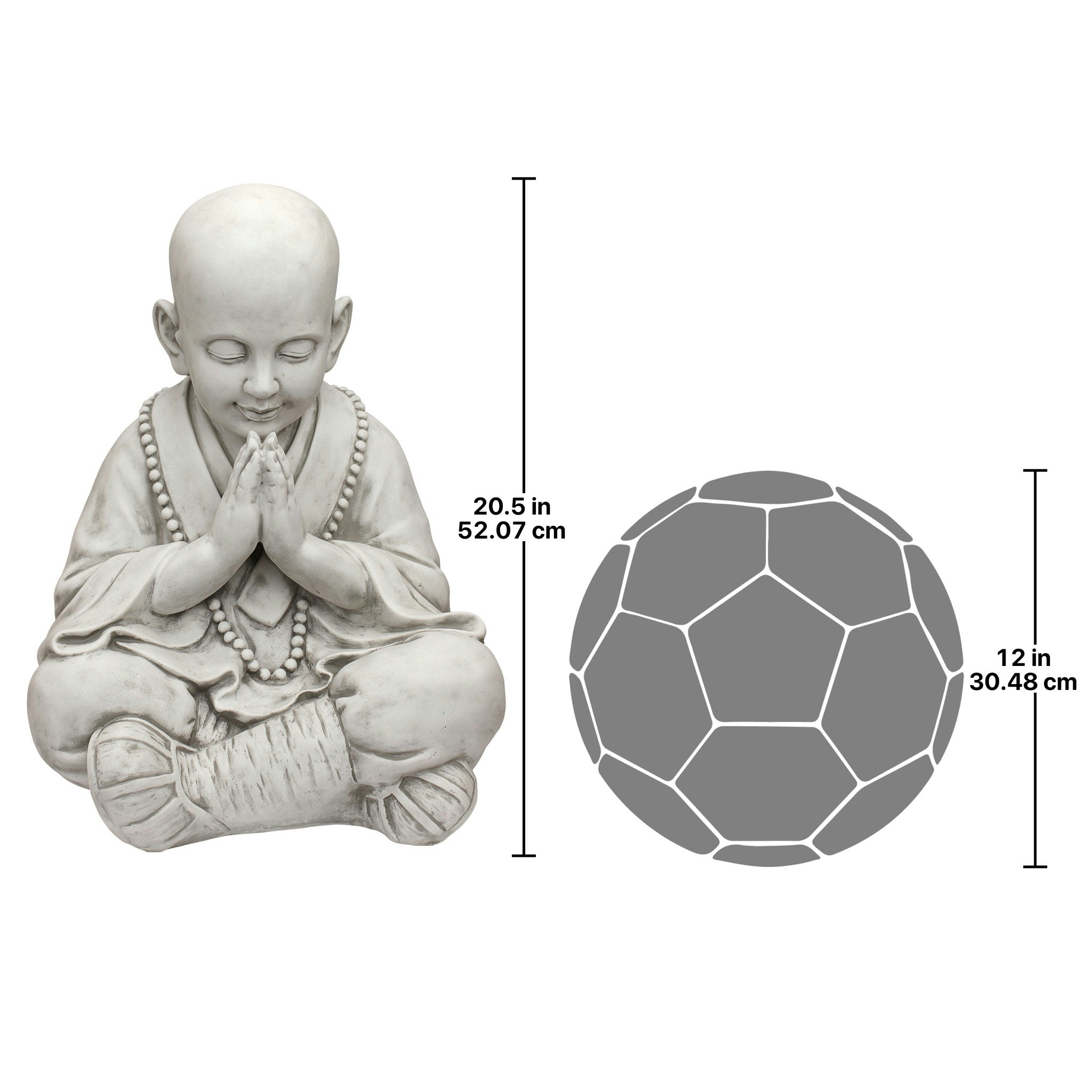 Toscano - Praying Baby Buddha Asian Garden Statue