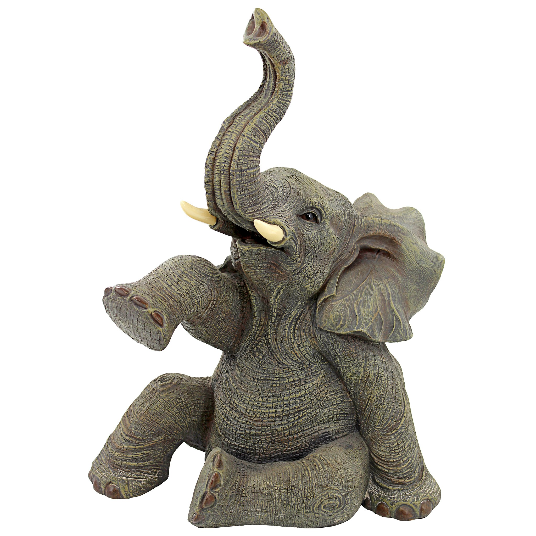 Toscano - Petey the Pint-Sized Pachyderm Elephant Garden Statue